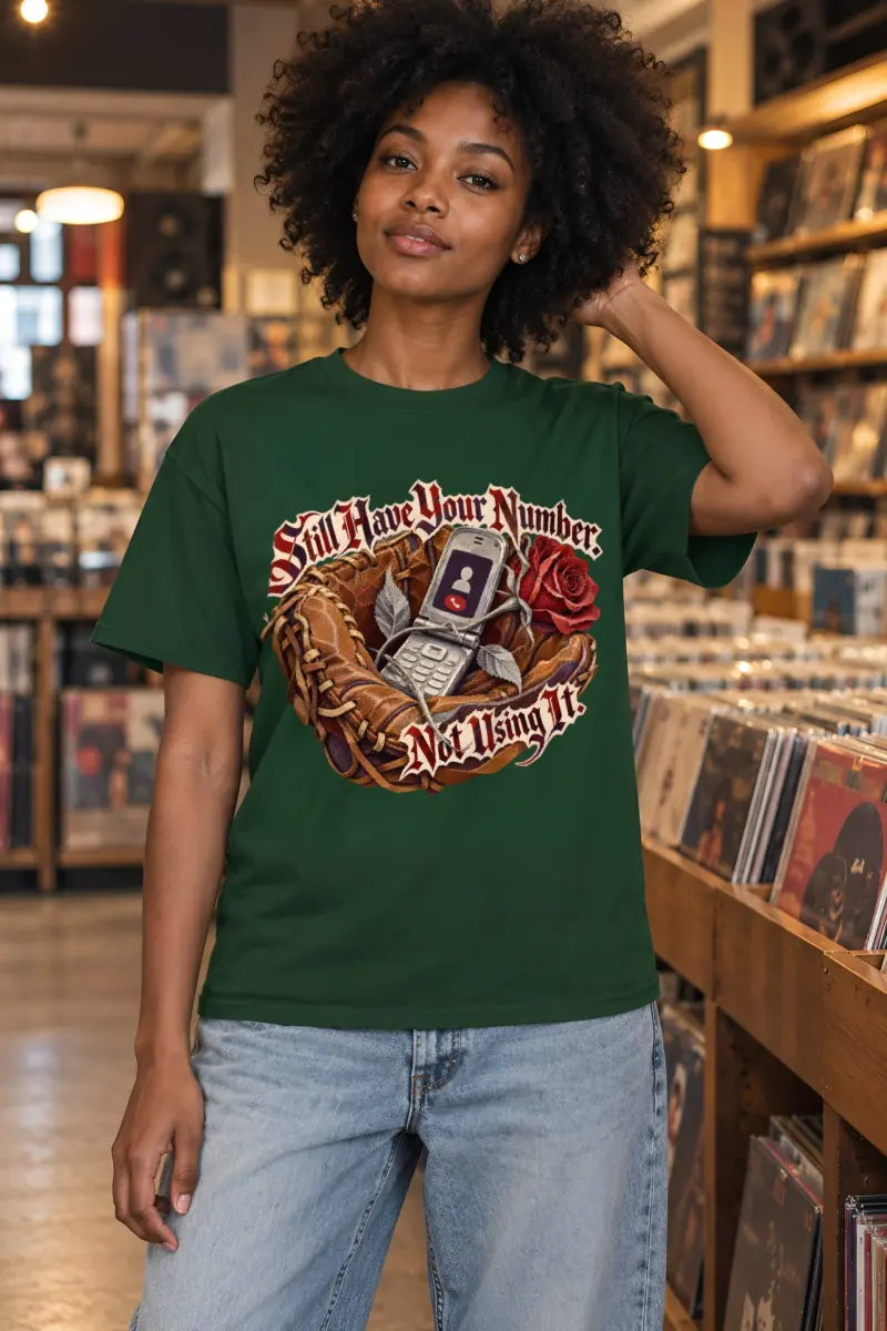 "Still Have Your Number" Heavyweight Unisex Crewneck T-shirt