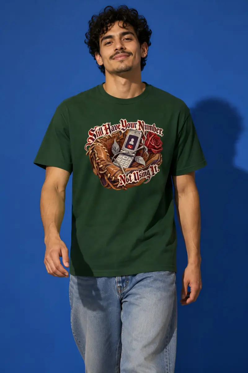 "Still Have Your Number" Heavyweight Unisex Crewneck T-shirt