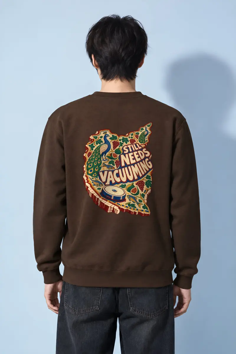 “Still Needs Vacuuming” Heavy Blend Unisex Crewneck Sweatshirt