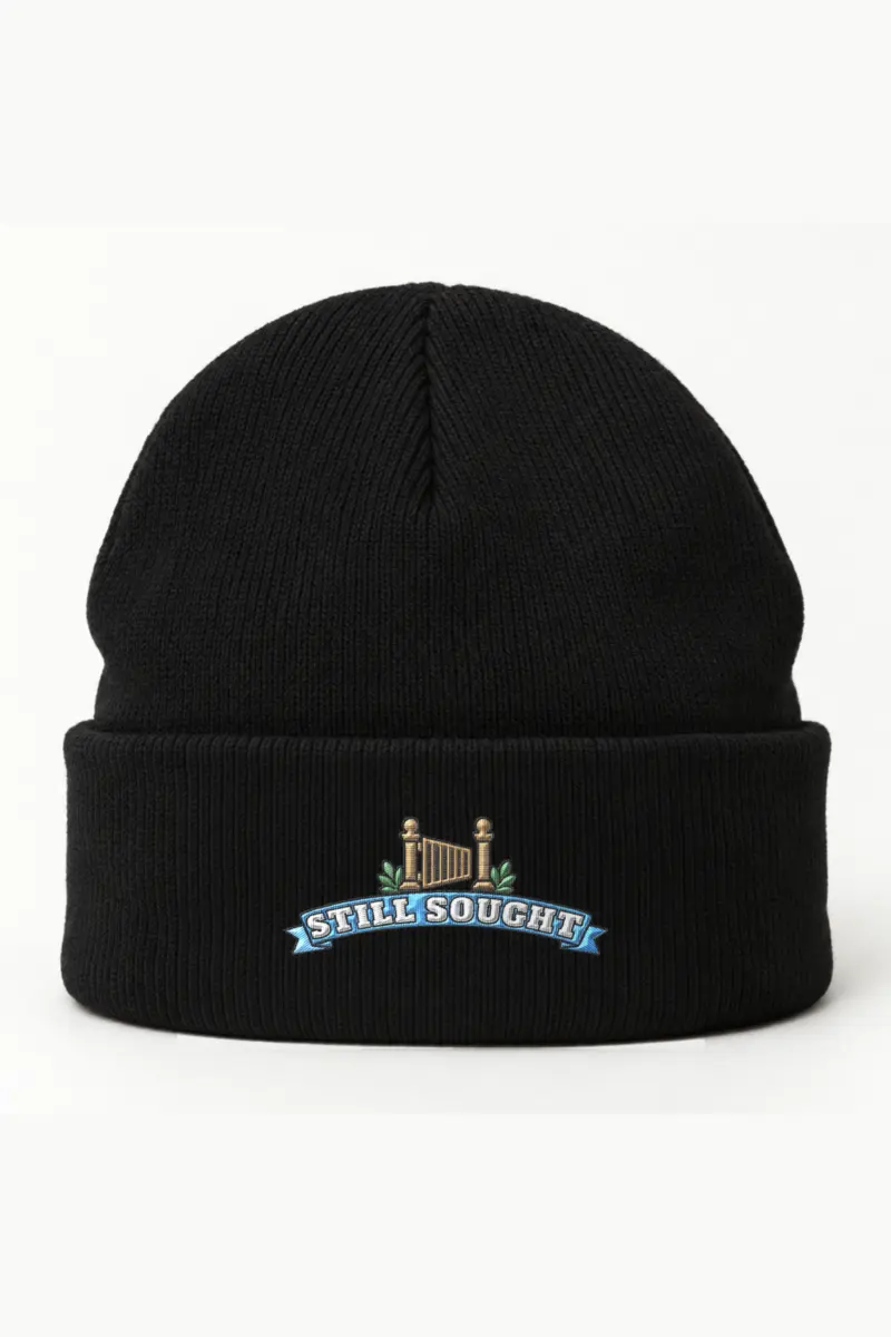 "Still Sought" Cuffed Beanie · Embroidered