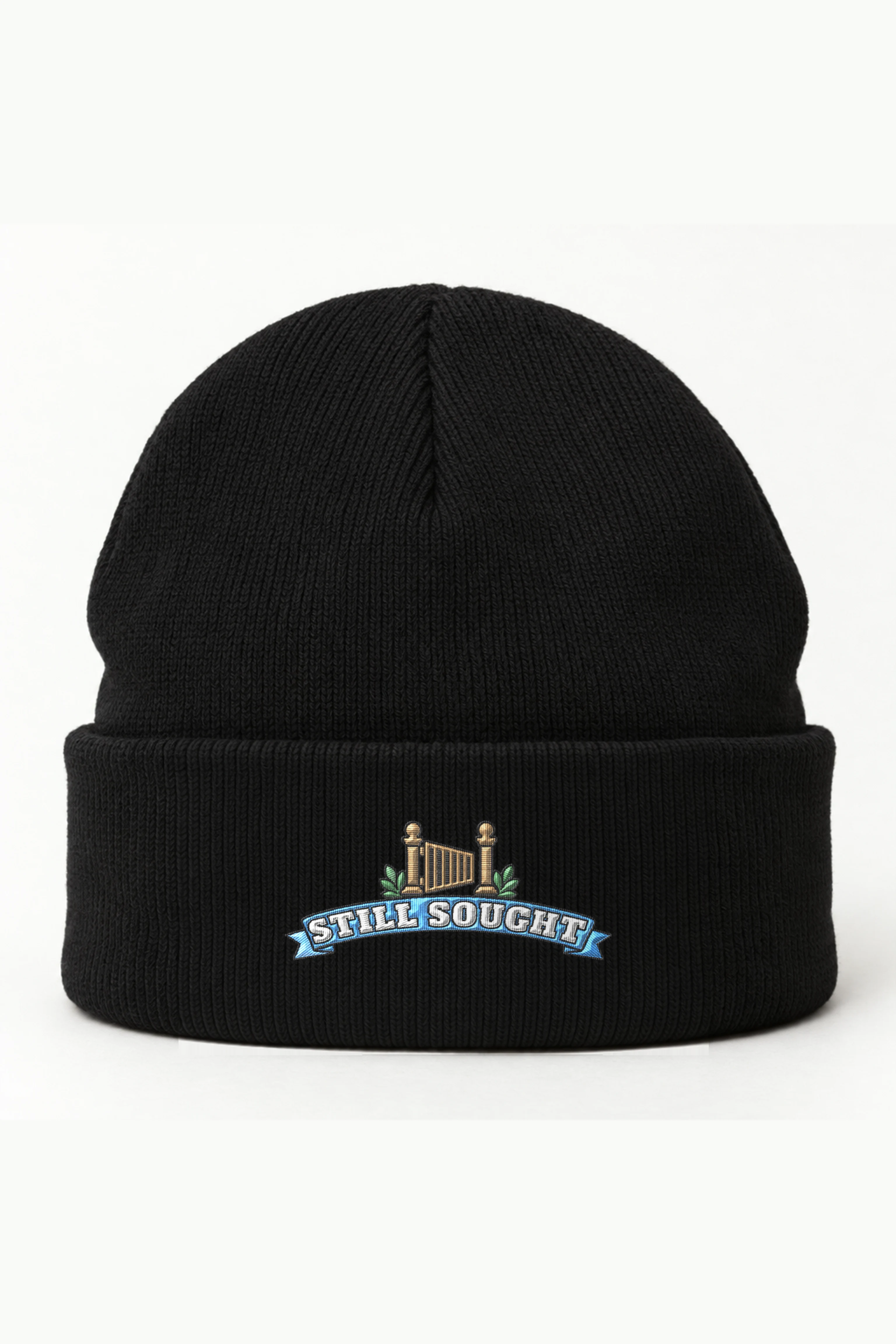 "Still Sought" Cuffed Beanie · Embroidered