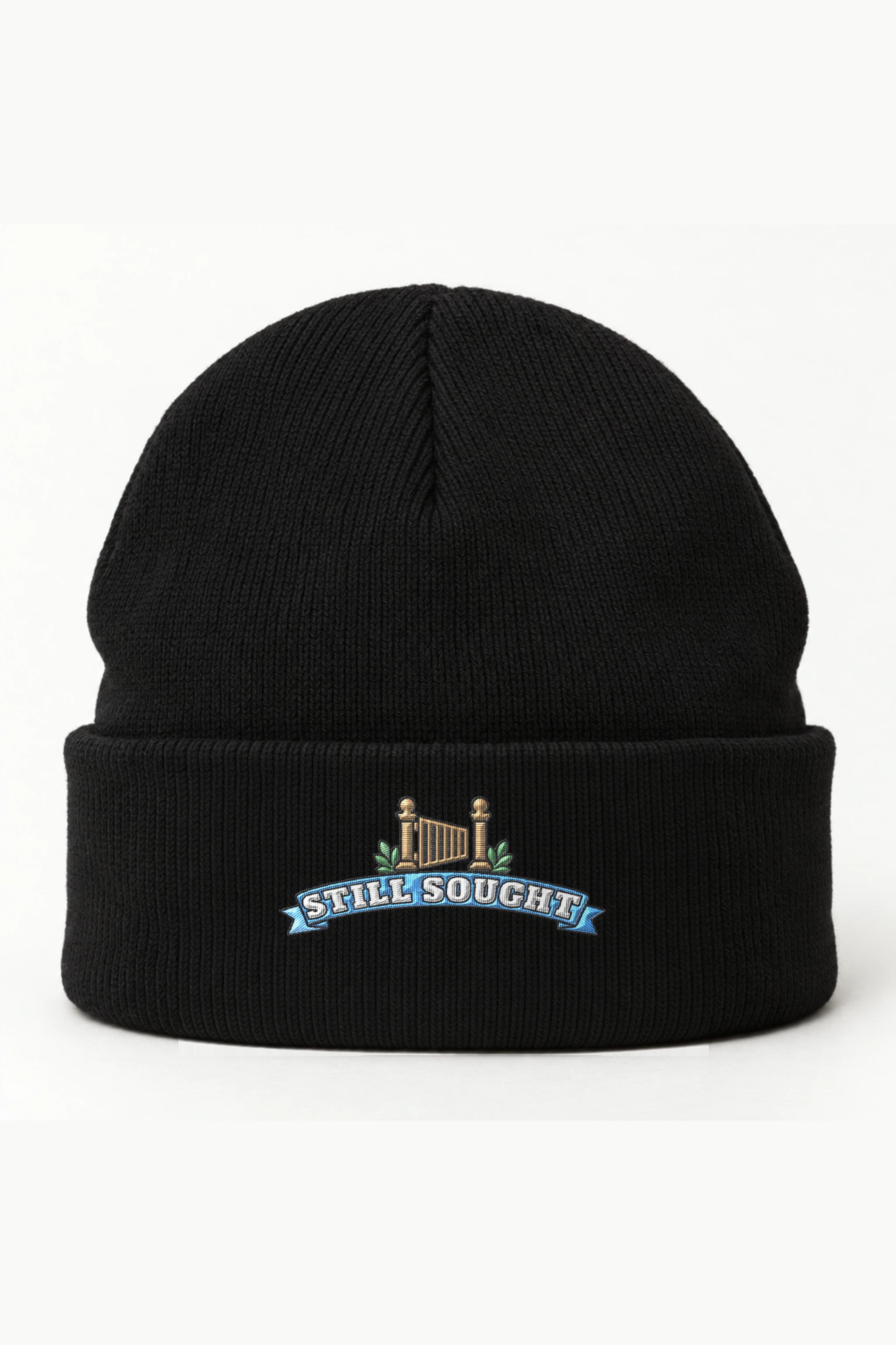 "Still Sought" Cuffed Beanie · Embroidered