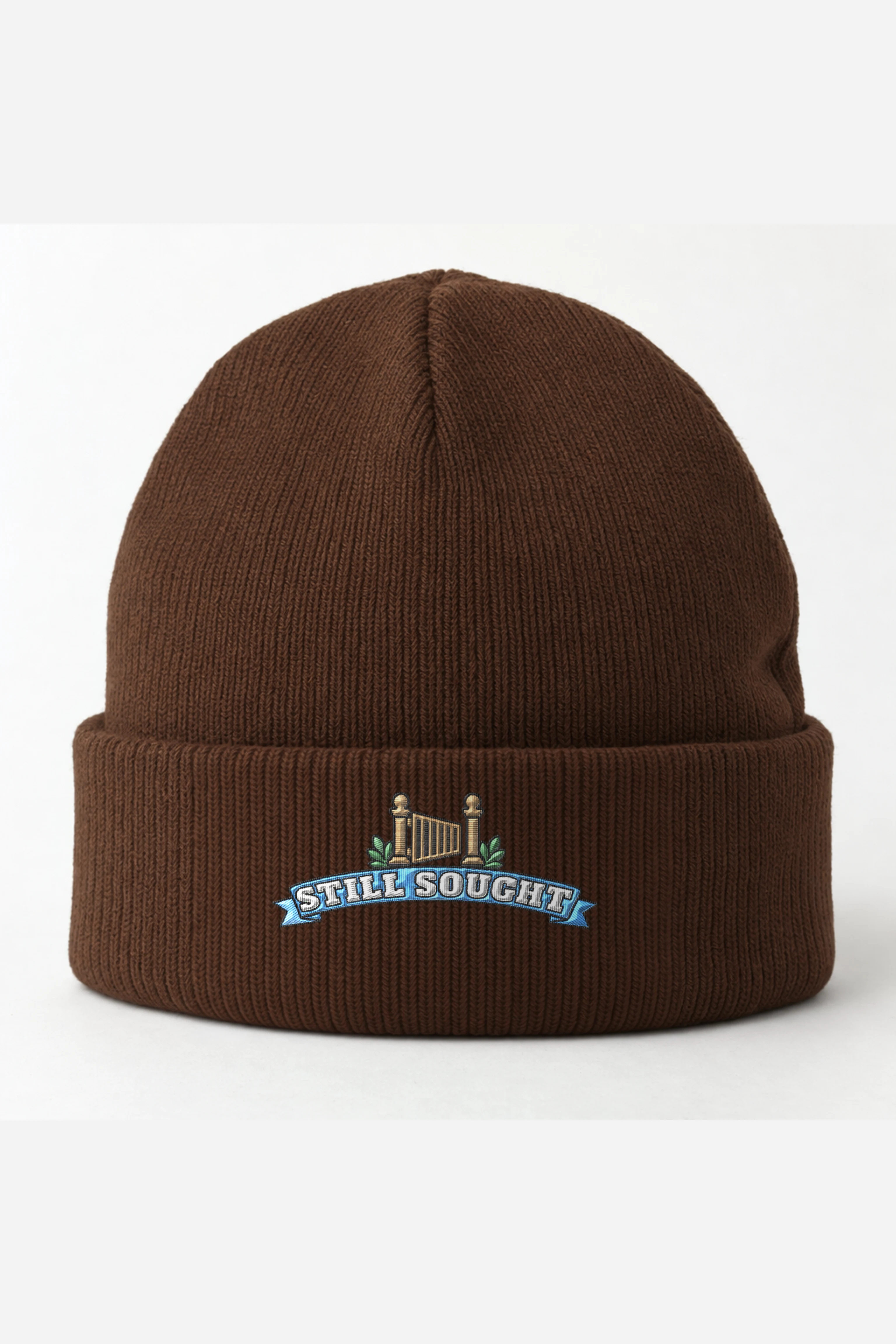 "Still Sought" Cuffed Beanie · Embroidered