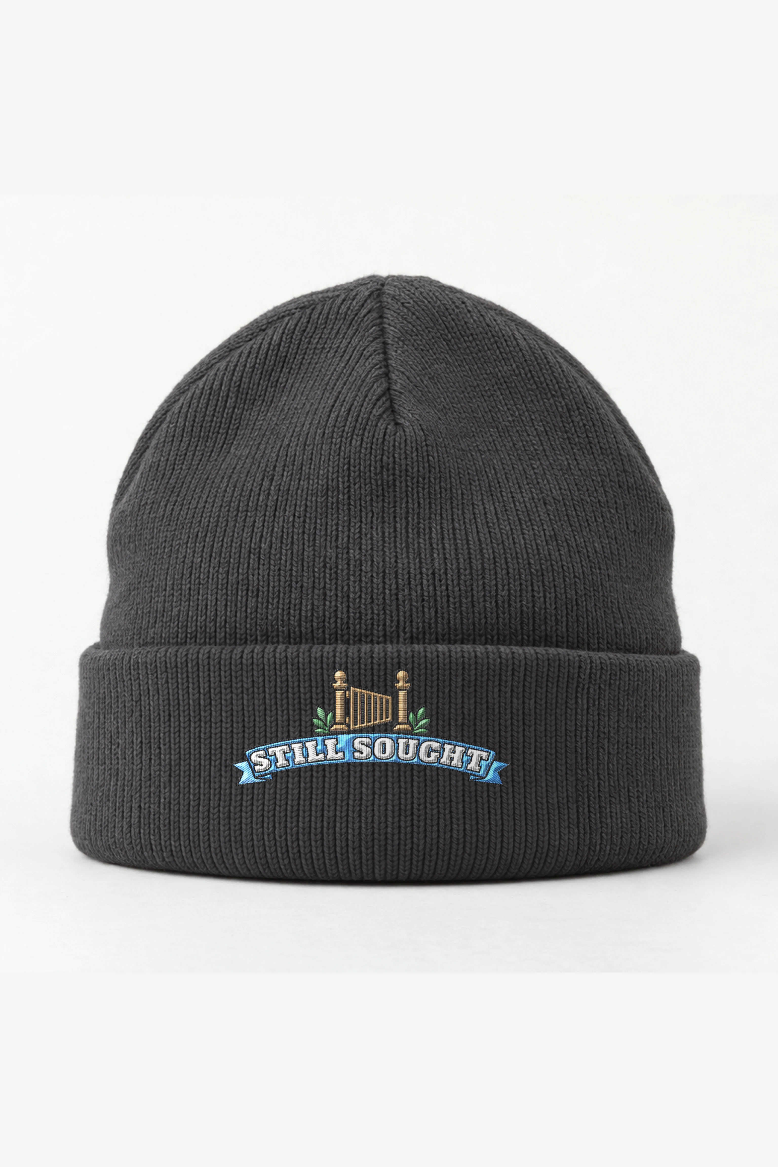 "Still Sought" Cuffed Beanie · Embroidered