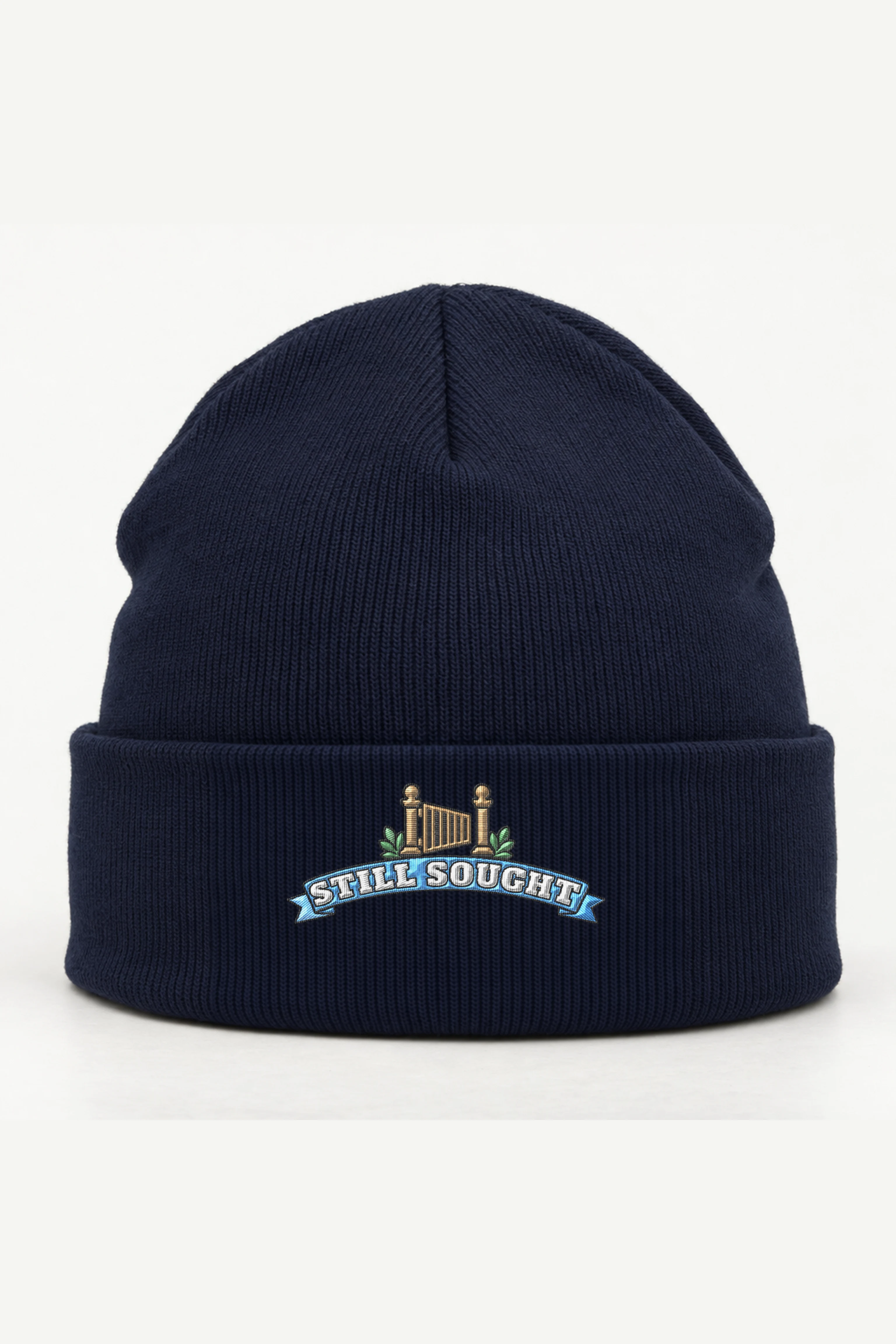 "Still Sought" Cuffed Beanie · Embroidered