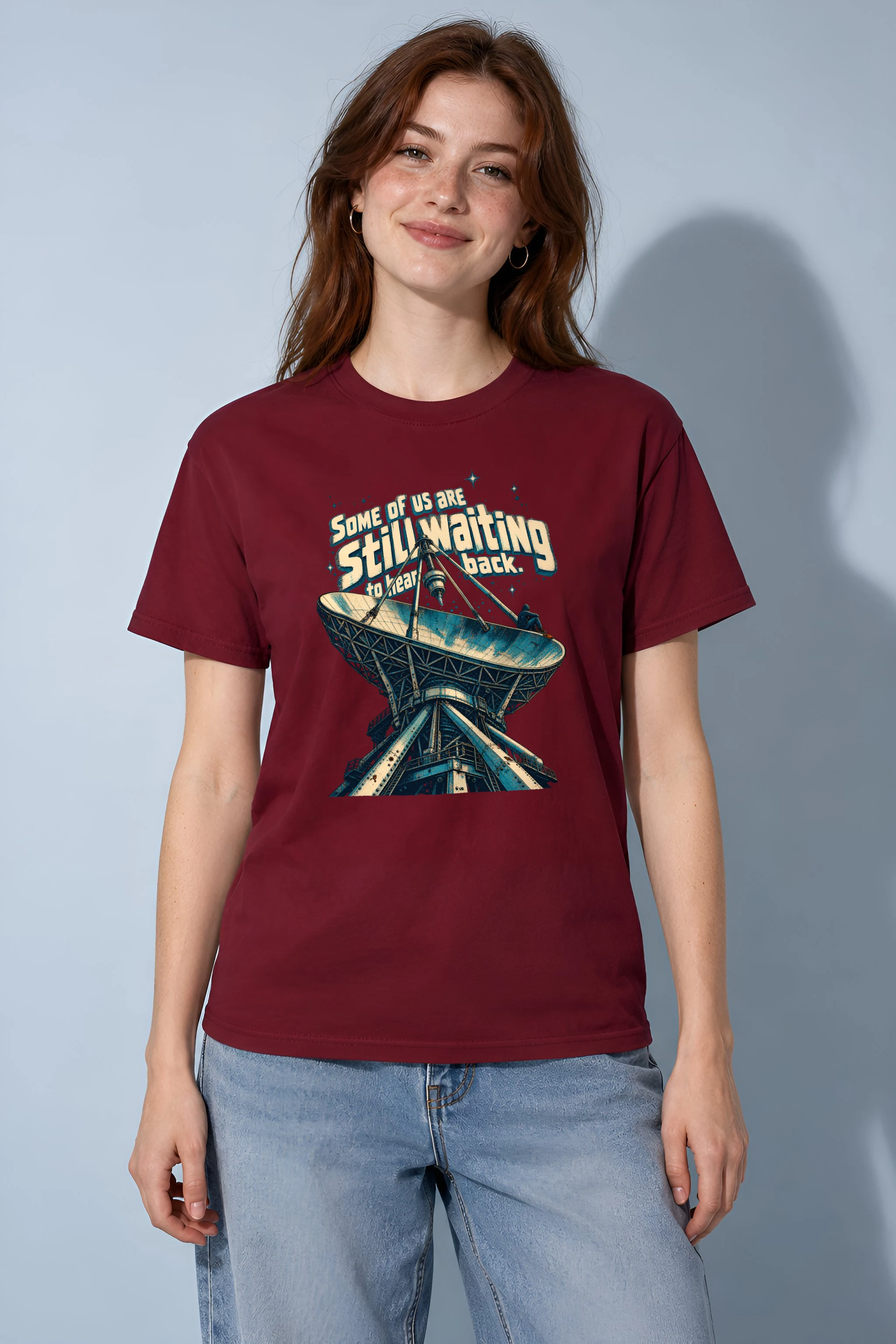 "Still Waiting" Heavyweight Unisex Crewneck T-shirt
