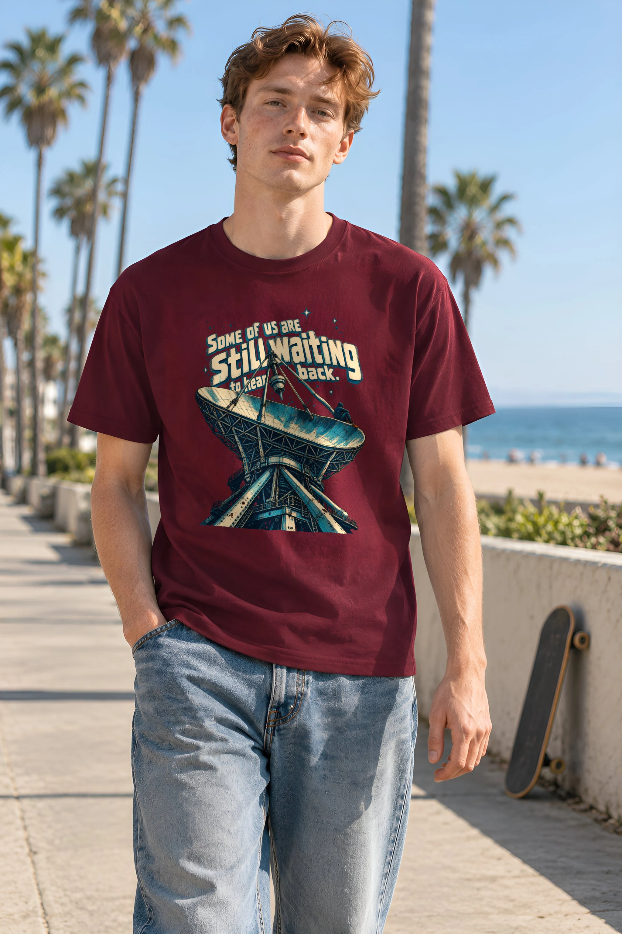 "Still Waiting" Heavyweight Unisex Crewneck T-shirt