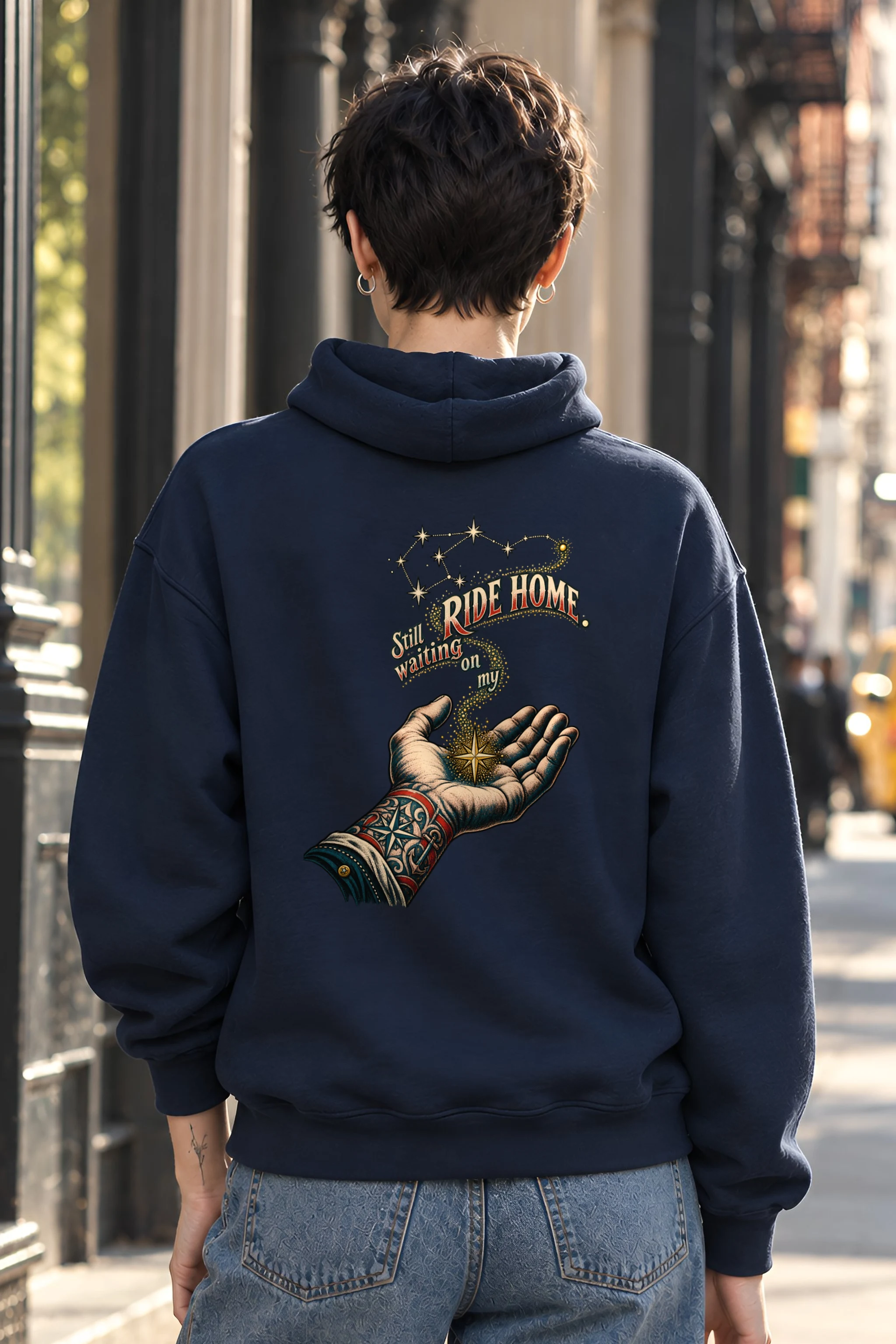 "Still Waiting on My Ride Home" Unisex Pullover Hoodie