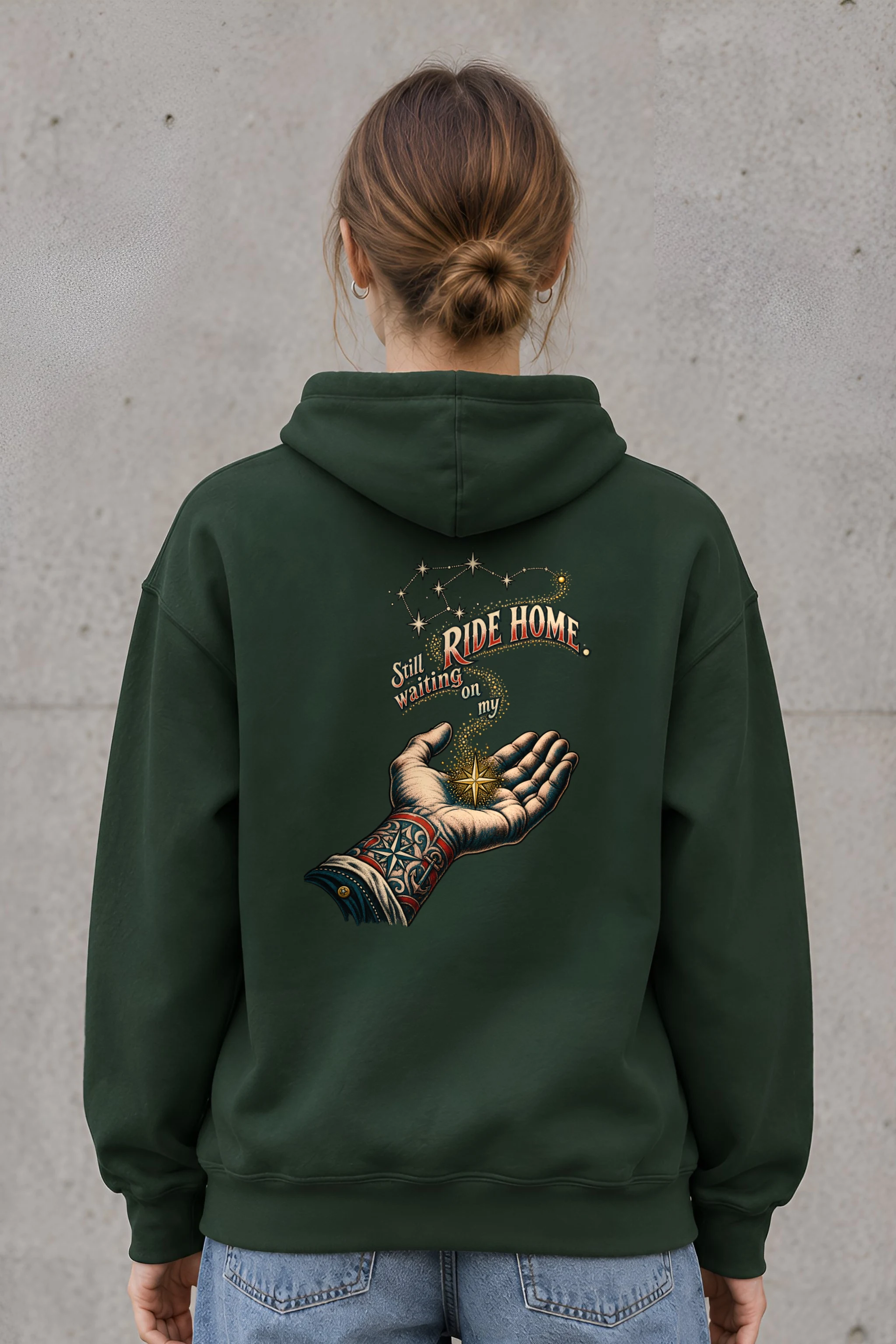 "Still Waiting on My Ride Home" Unisex Pullover Hoodie