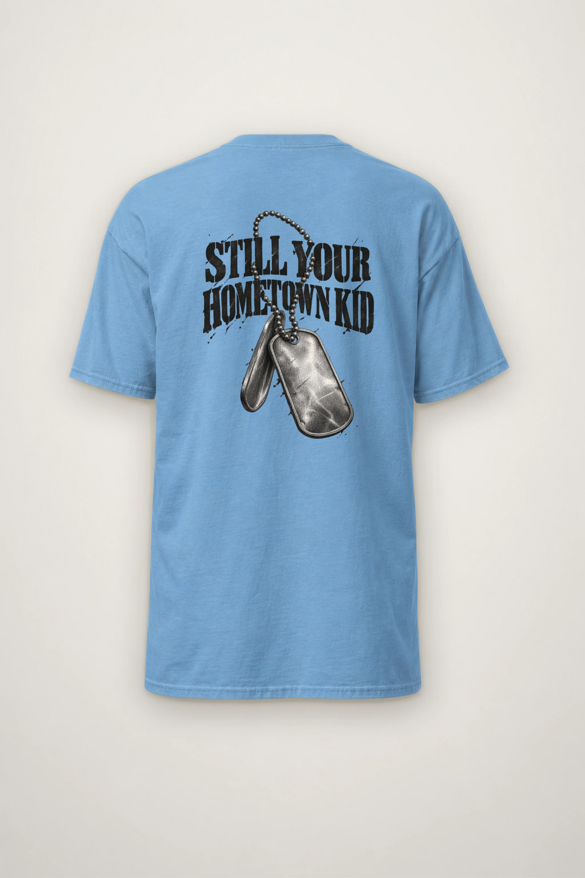 "Still Your Hometown Kid" Heavyweight Unisex Crewneck T-shirt