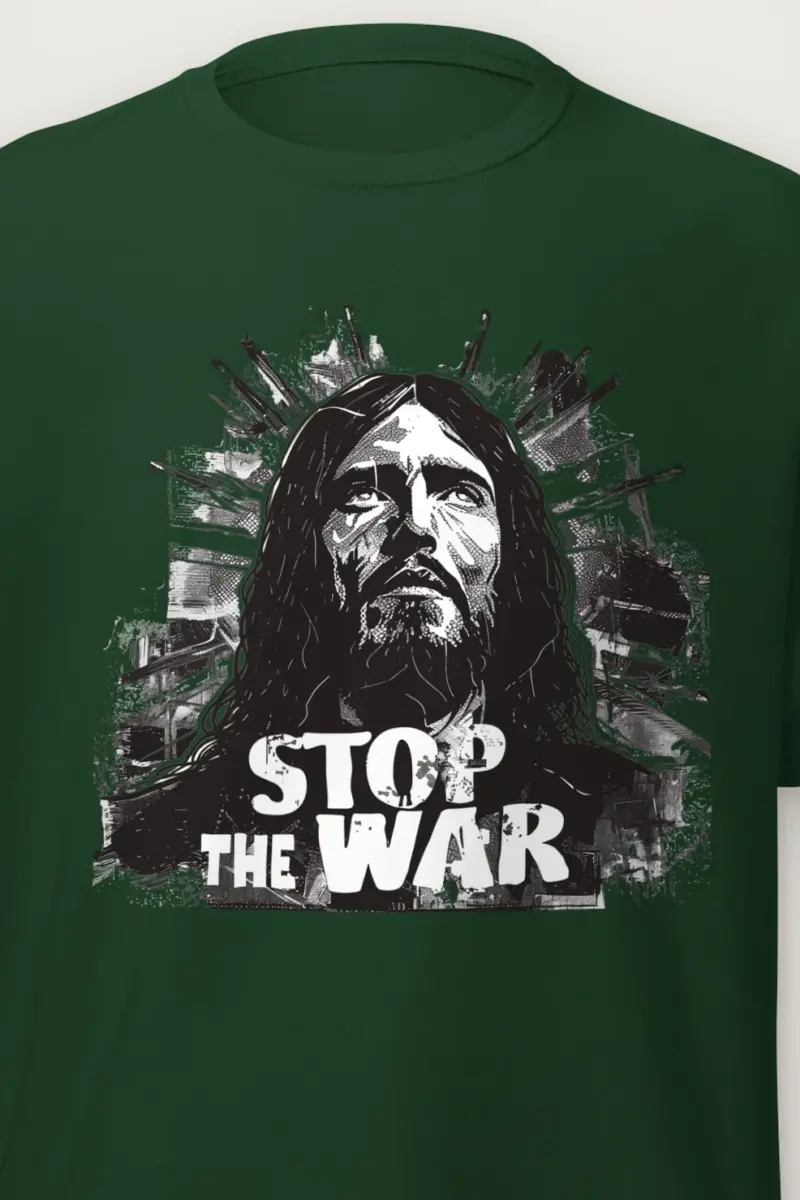 "Stop The War" Heavyweight Unisex Crewneck T-shirt