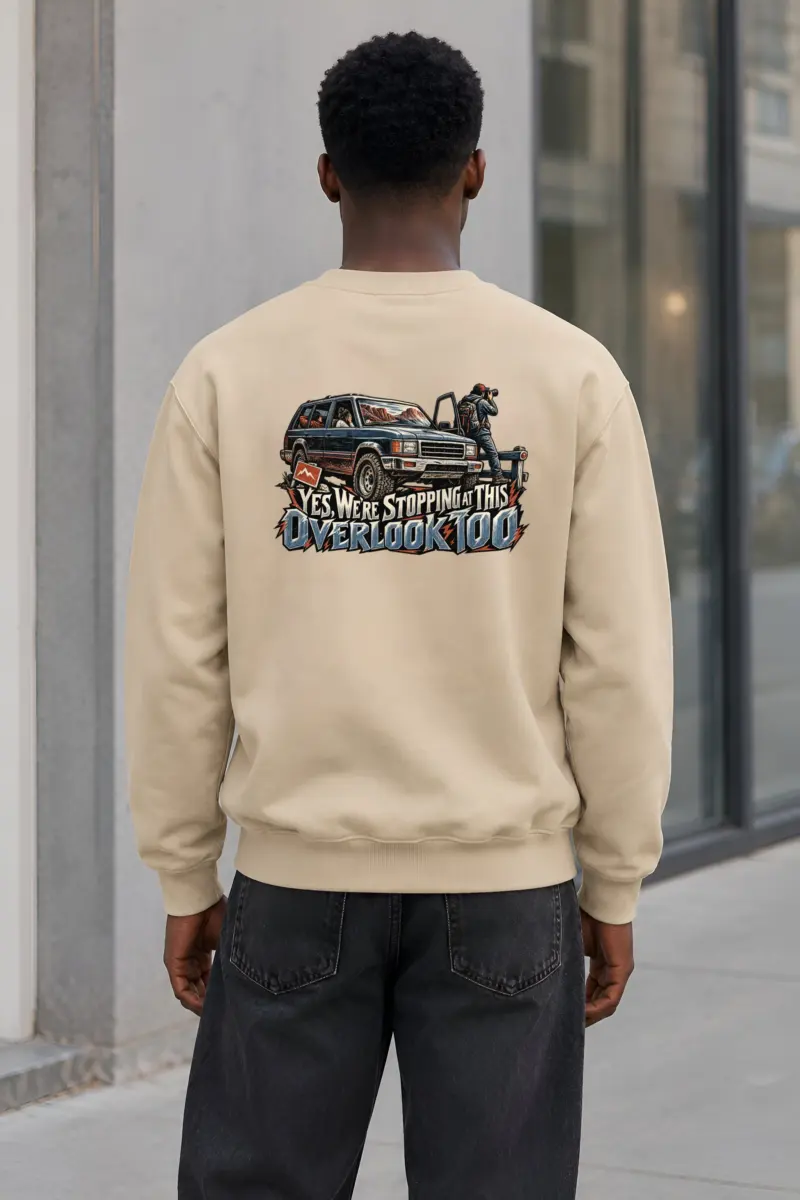 “Stopping At This Overlook Too” Heavy Blend Unisex Crewneck Sweatshirt