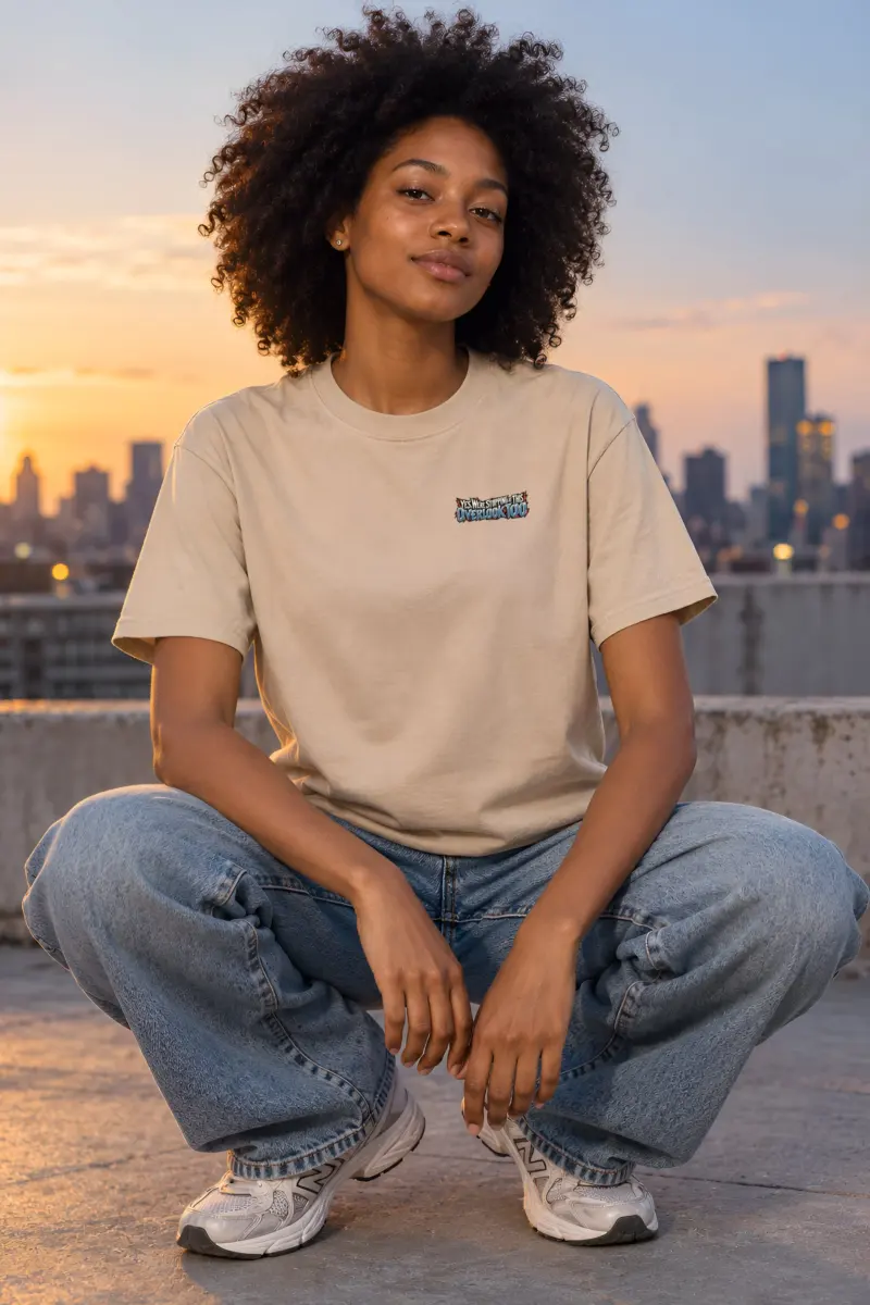 "Stopping At This Overlook Too" Heavyweight Unisex Crewneck T-shirt