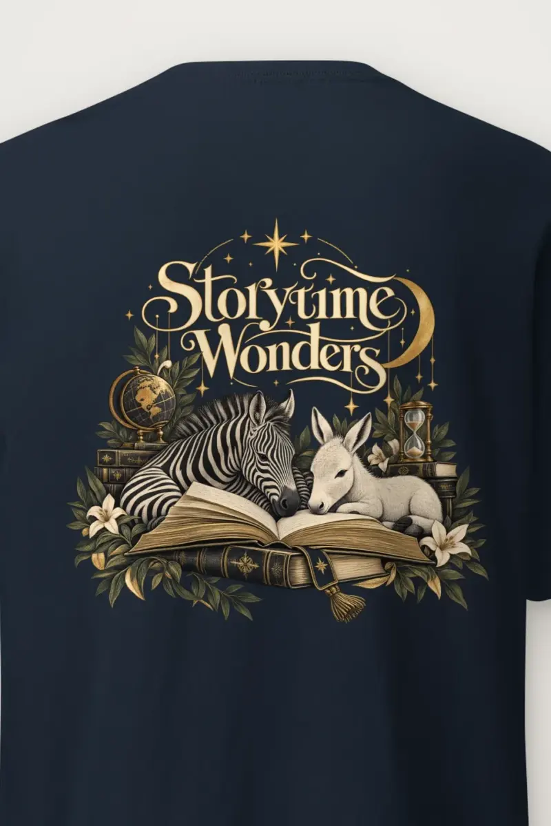 "Storytime Wonders" Heavyweight Unisex Crewneck T-shirt