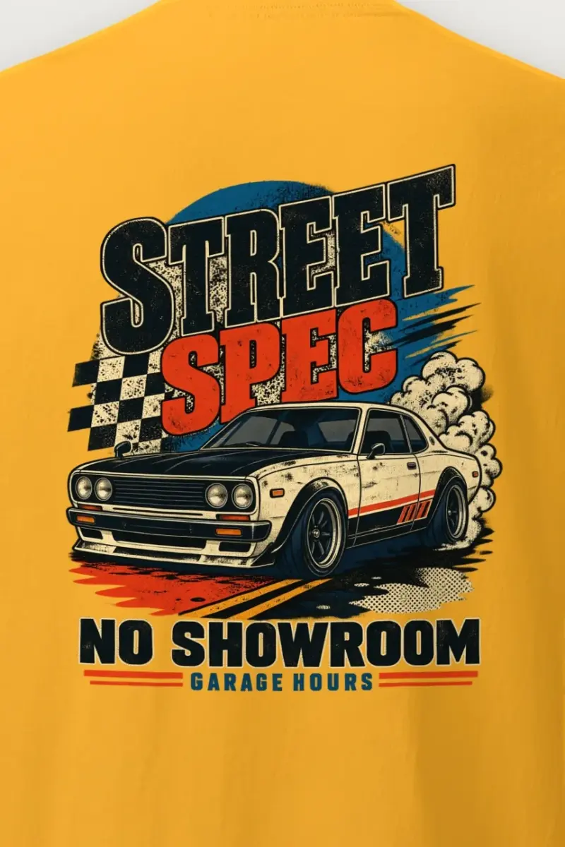 "Street Spec Garage" Heavyweight Unisex Crewneck T-shirt
