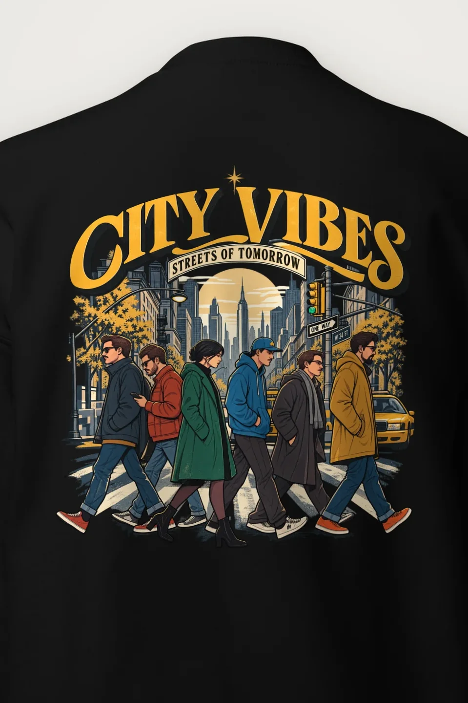 "Streets Of Tomorrow" Heavy Blend Unisex Crewneck Sweatshirt