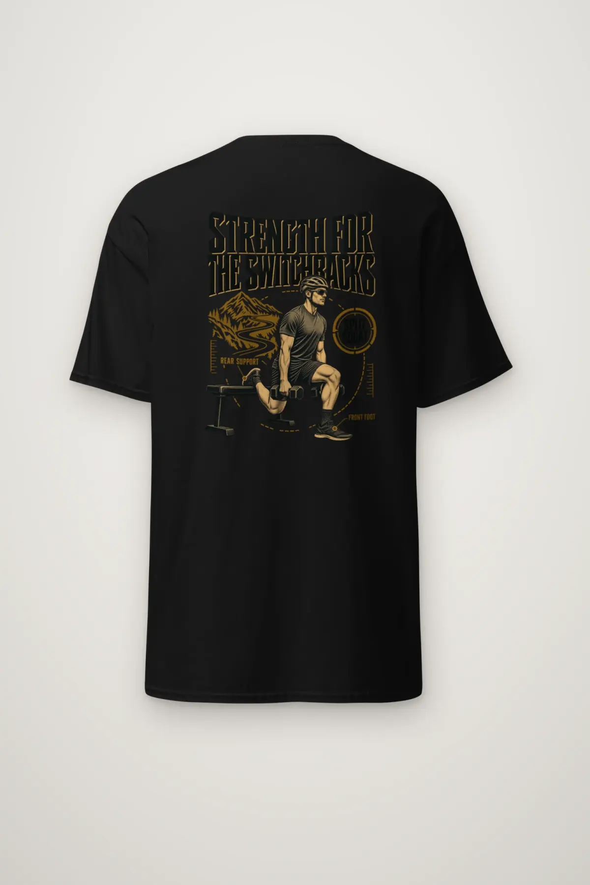"Strength for the Switchbacks" Heavyweight Unisex Crewneck T-shirt