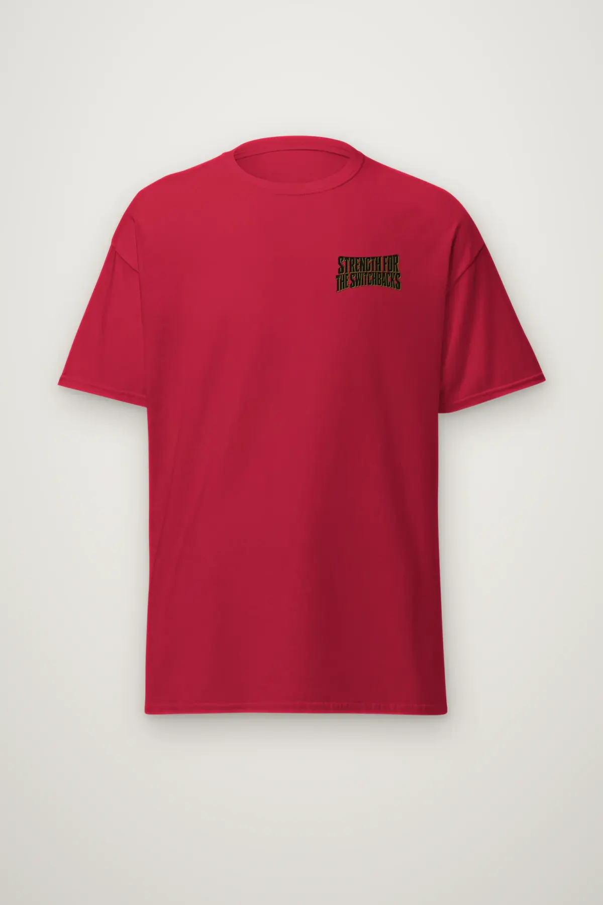 "Strength for the Switchbacks" Heavyweight Unisex Crewneck T-shirt