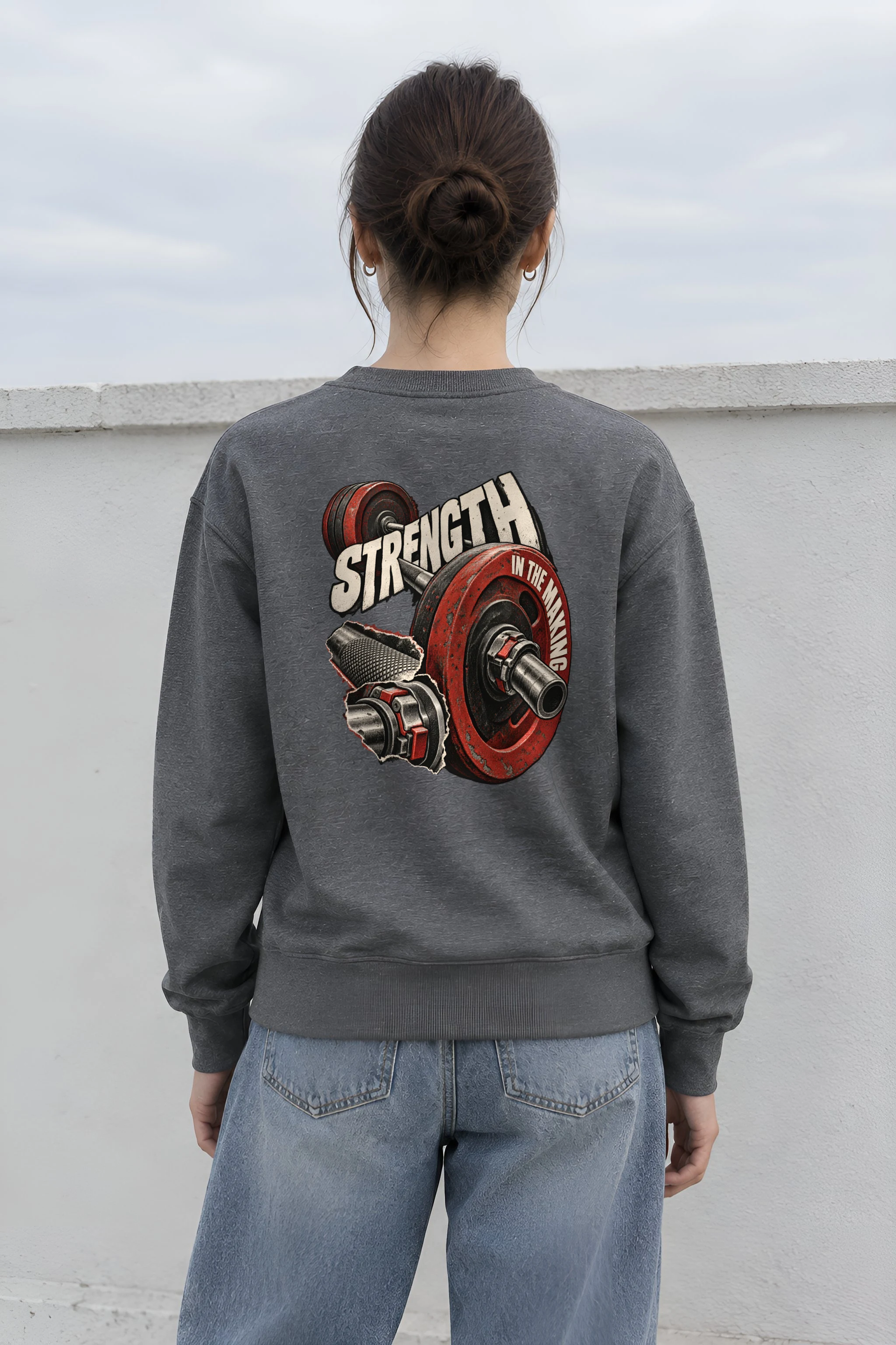 "Strength in the Making" Heavy Blend Unisex Crewneck Sweatshirt
