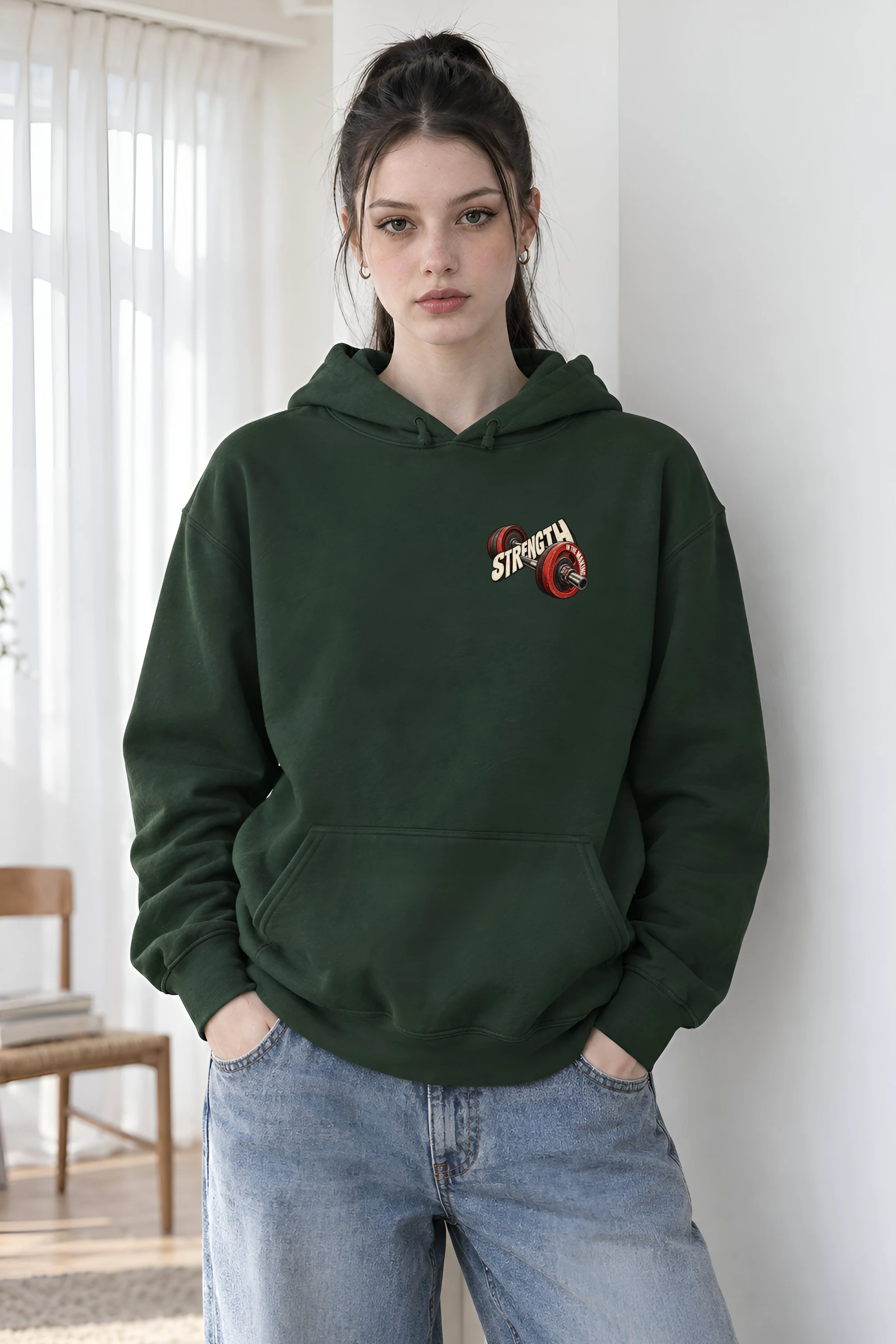"Strength in the Making" Heavy Blend Unisex Pullover Hoodie