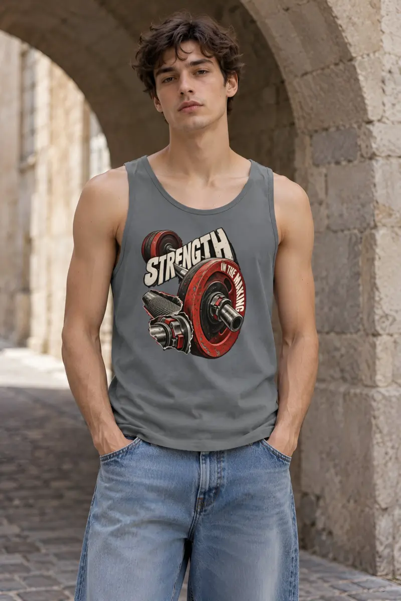 "Strength in the Making" Unisex Jersey Tank