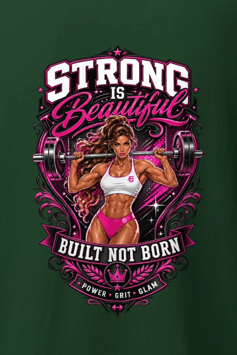 "Strong Is Beautiful" Heavyweight Unisex Crewneck T-shirt