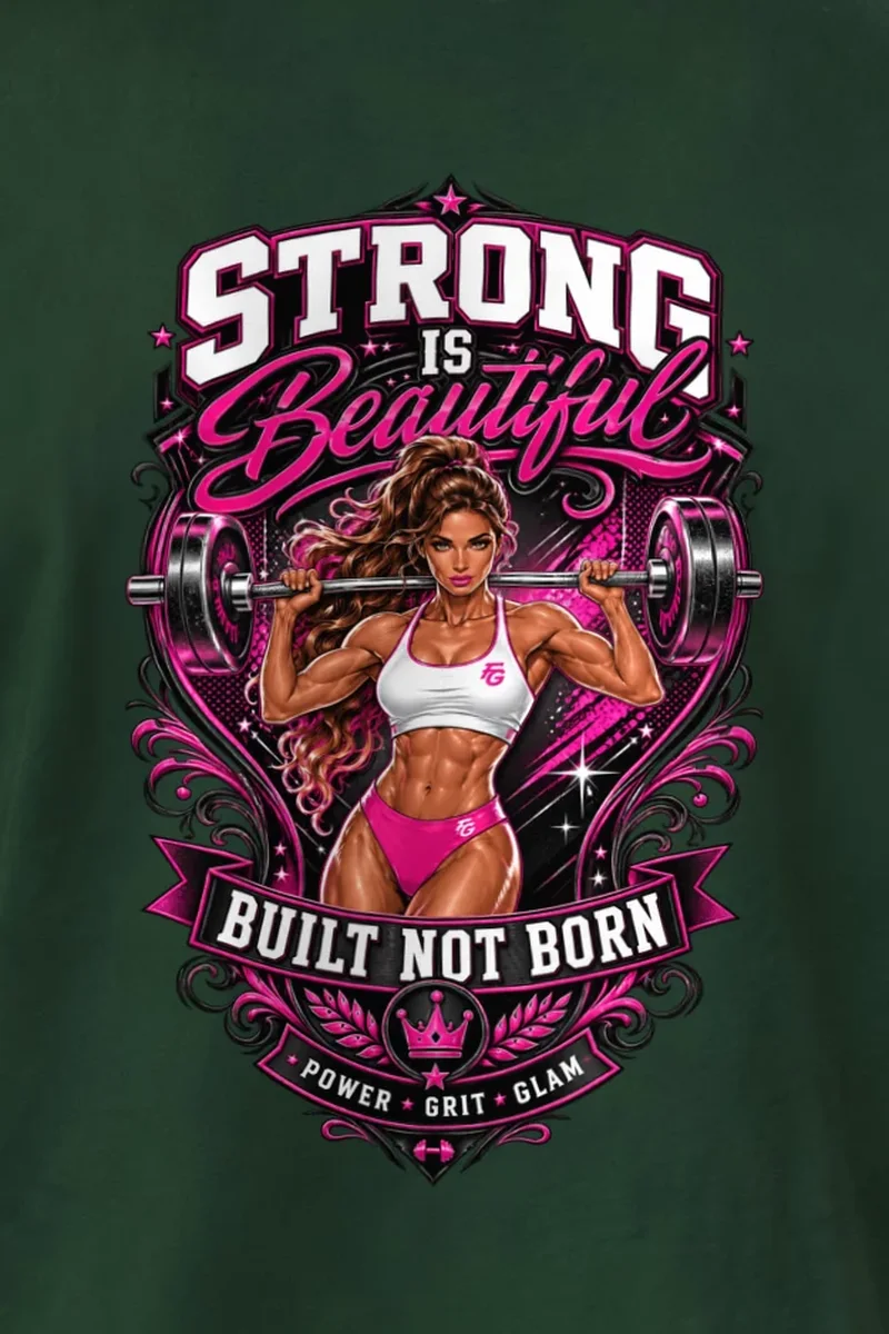 "Strong Is Beautiful" Heavyweight Unisex Crewneck T-shirt