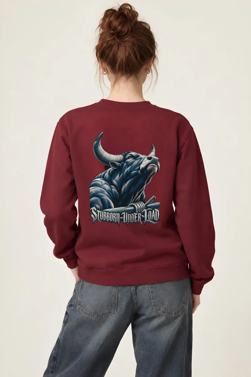 "Stubborn Under Load" Heavy Blend Unisex Crewneck Sweatshirt