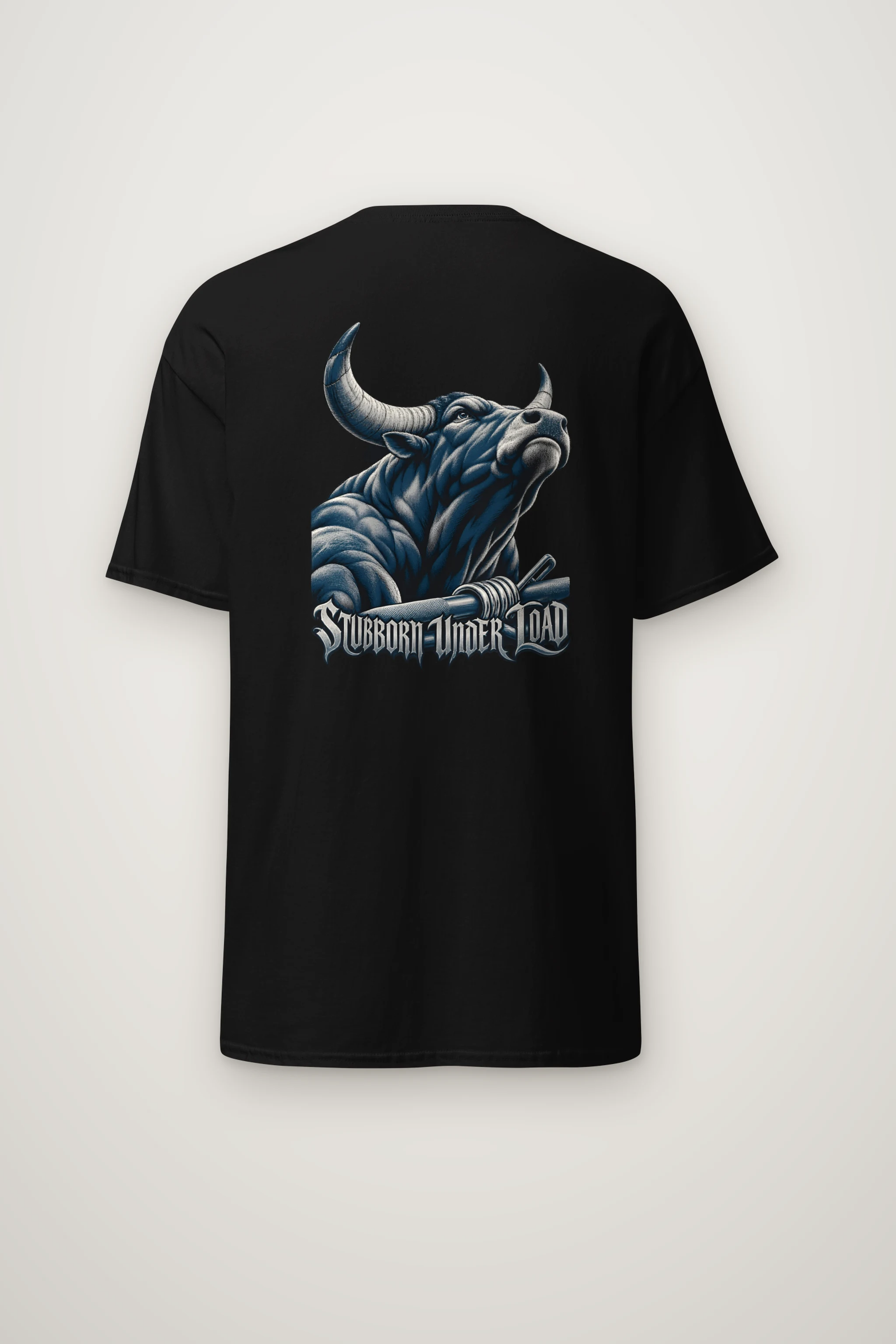"Stubborn Under Load" Heavyweight Unisex Crewneck T-shirt