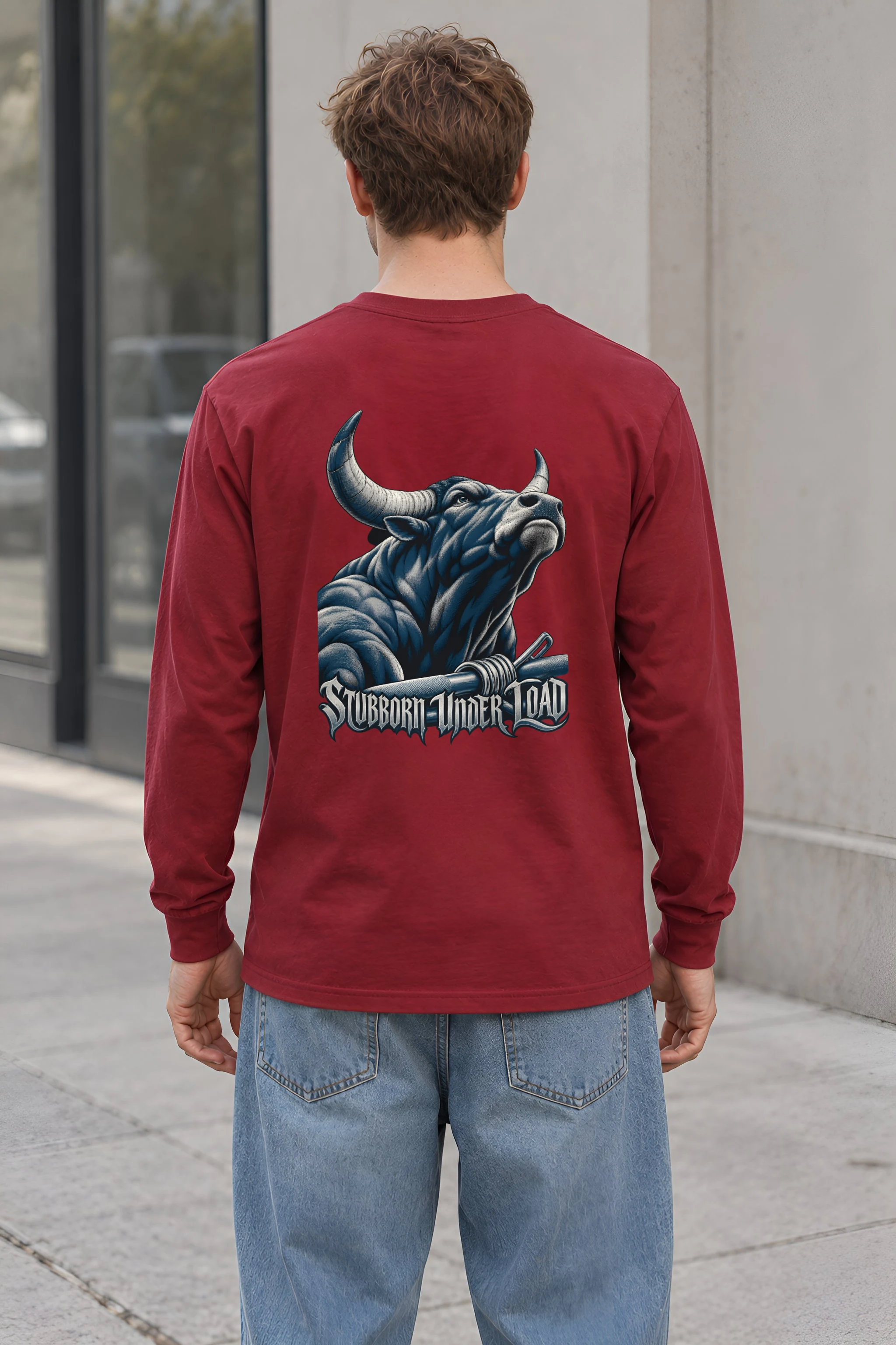 "Stubborn Under Load" Unisex Longsleeve T-shirt