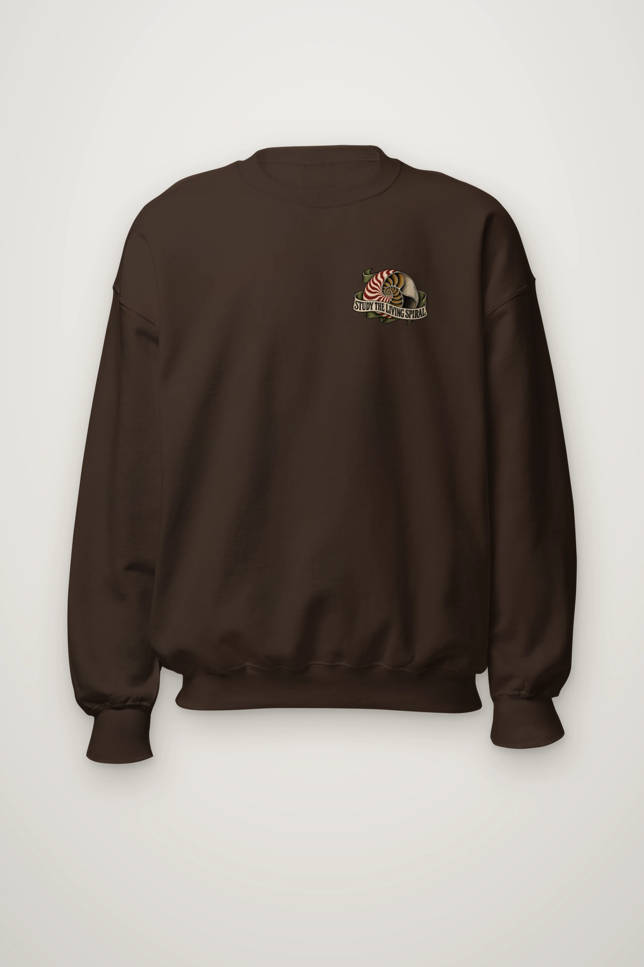 "Study the Living Spiral" Heavy Blend Unisex Crewneck Sweatshirt