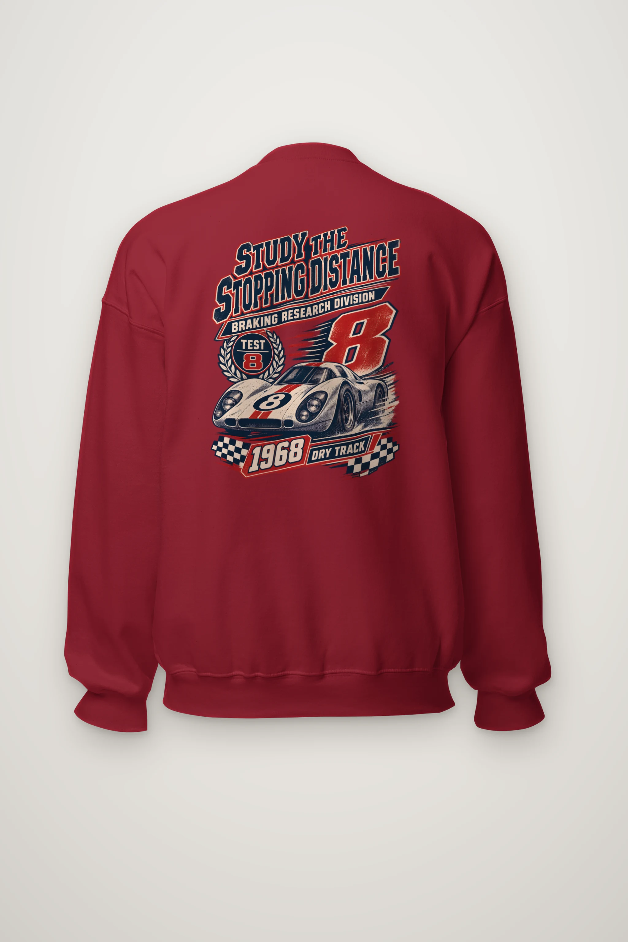 "Study the Stopping Distance" Heavy Blend Unisex Crewneck Sweatshirt
