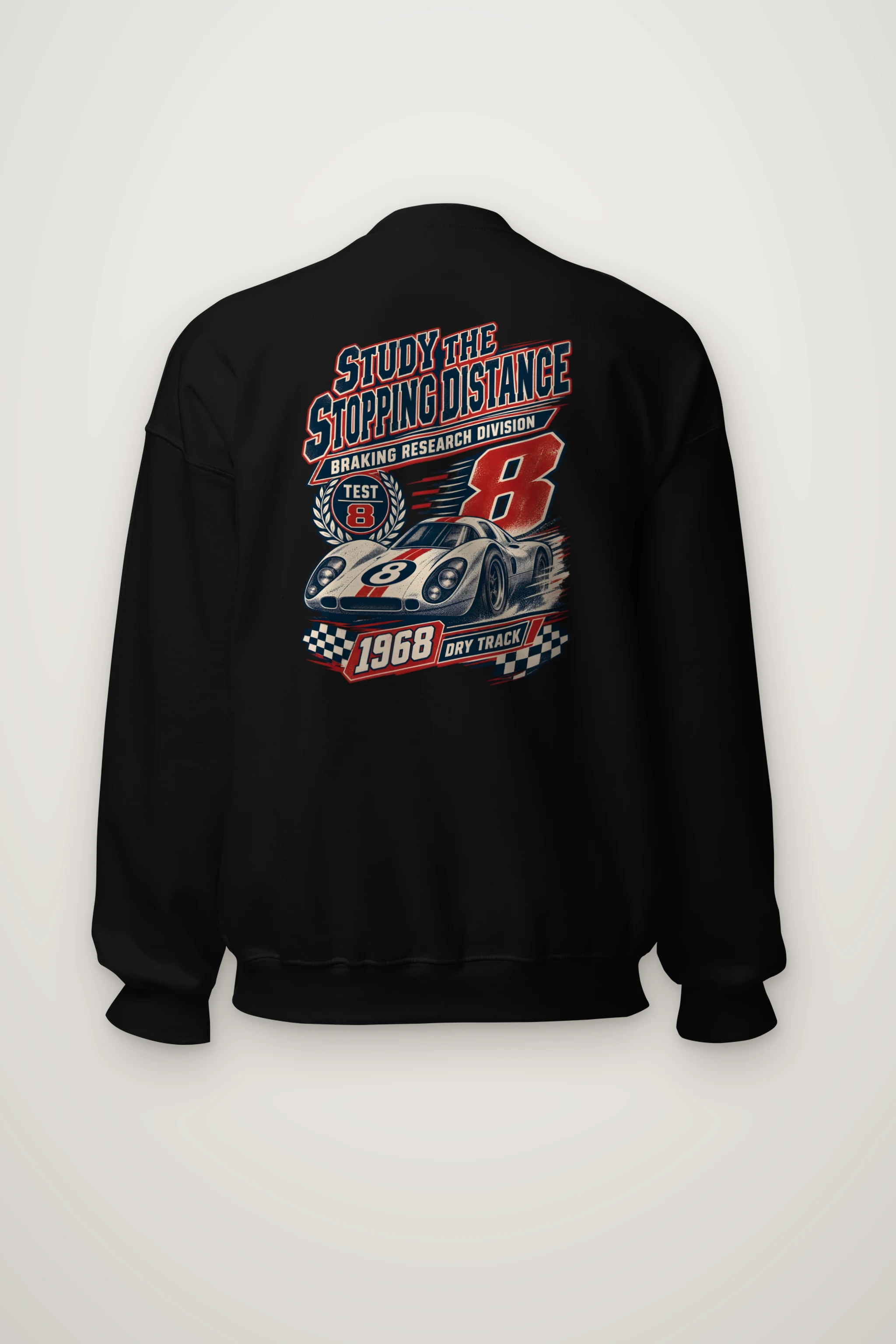"Study the Stopping Distance" Heavy Blend Unisex Crewneck Sweatshirt