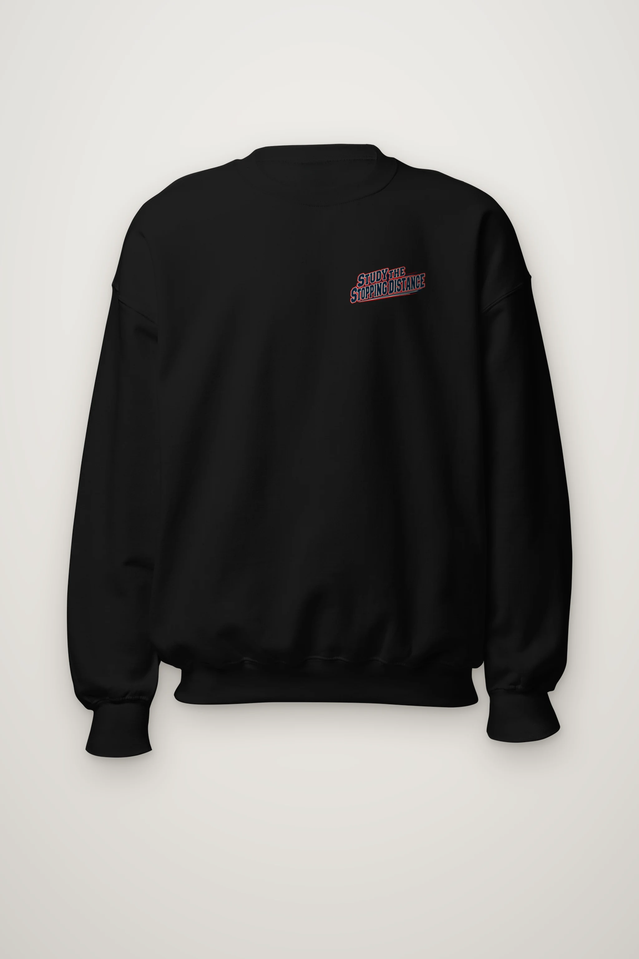 "Study the Stopping Distance" Heavy Blend Unisex Crewneck Sweatshirt