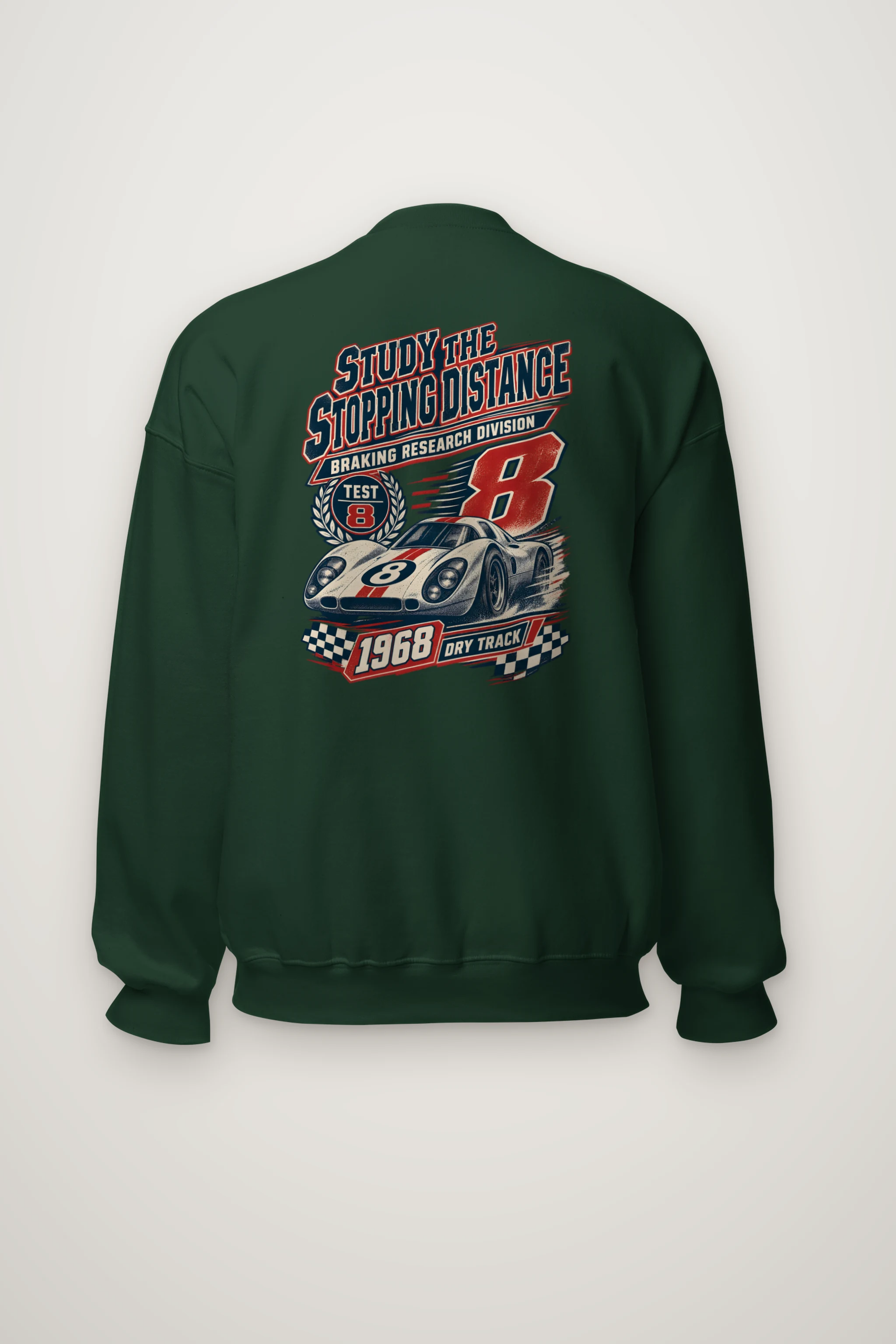 "Study the Stopping Distance" Heavy Blend Unisex Crewneck Sweatshirt