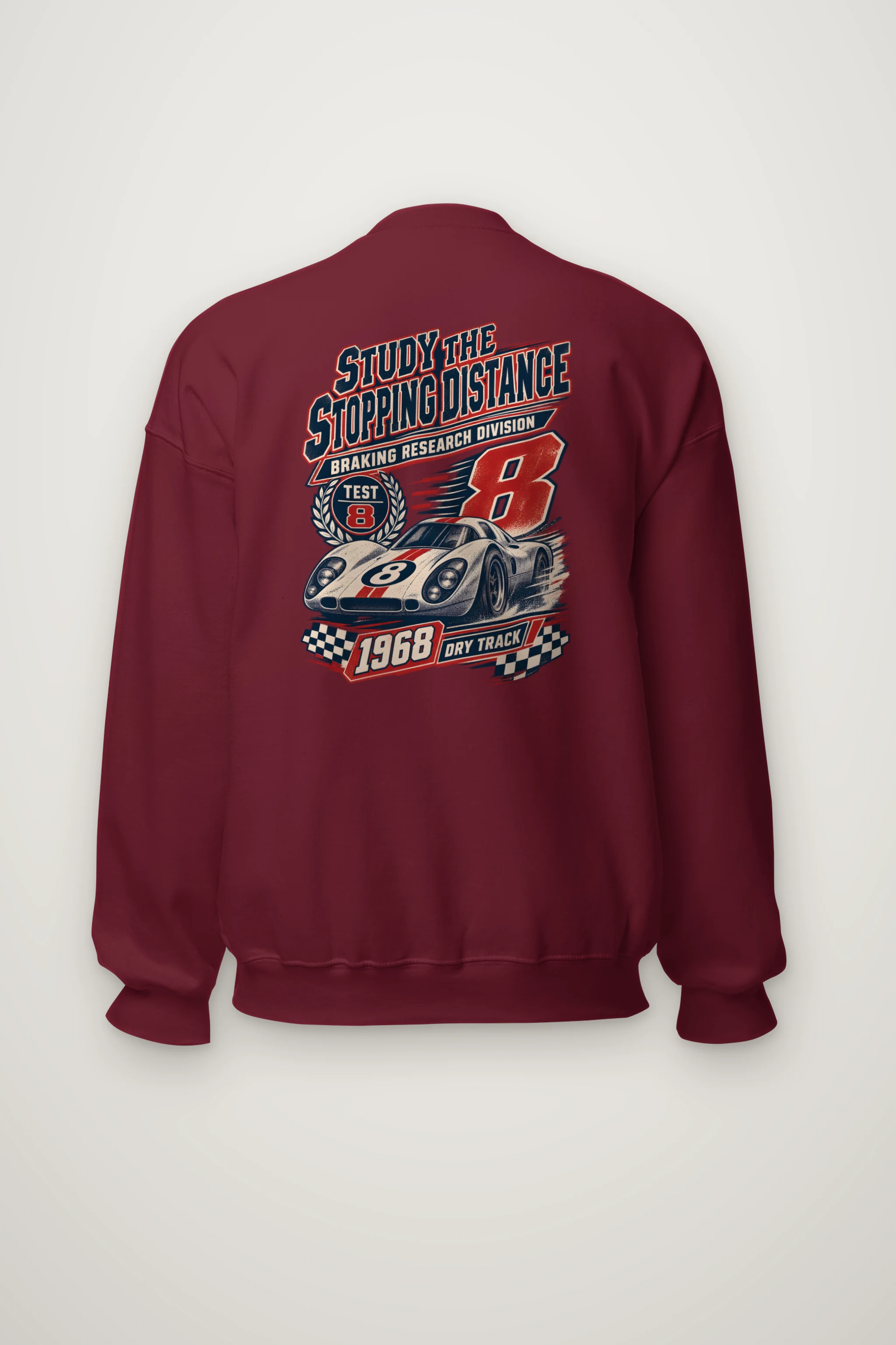 "Study the Stopping Distance" Heavy Blend Unisex Crewneck Sweatshirt