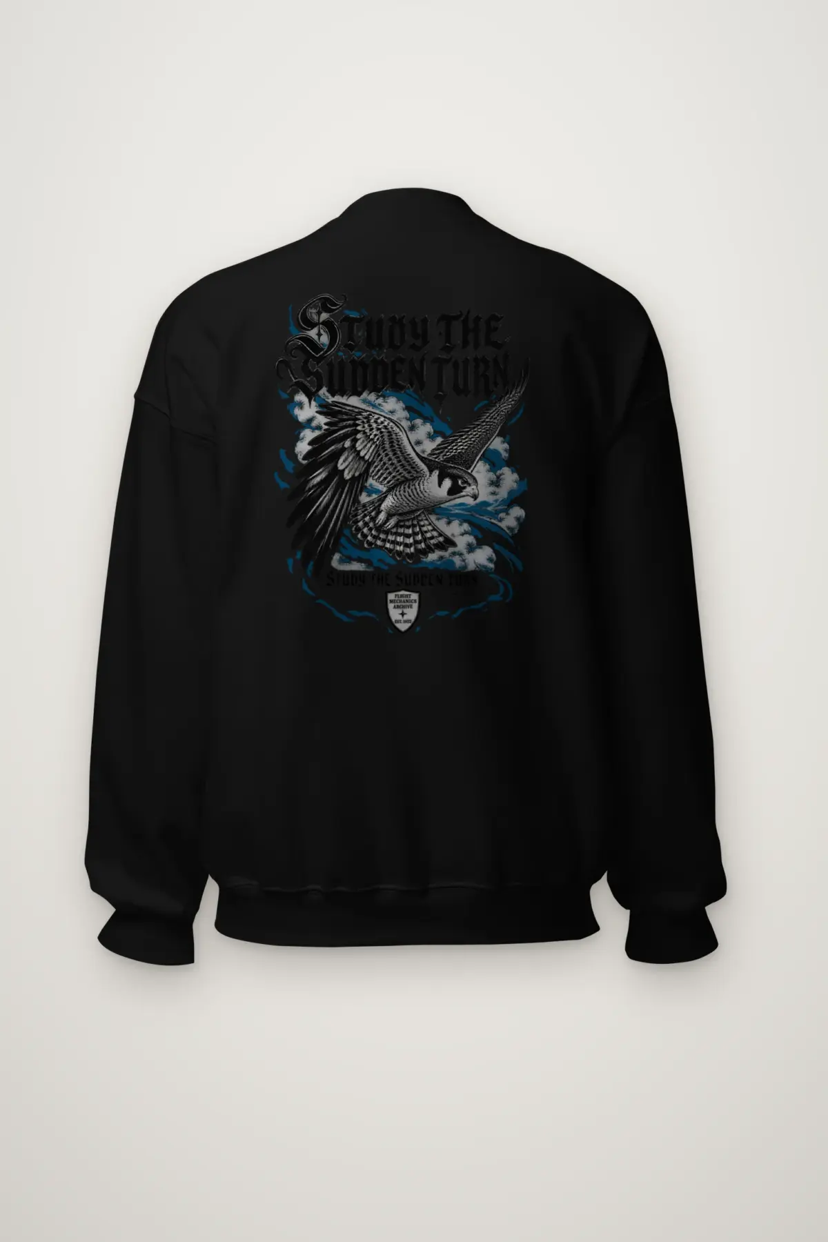 "Study the Sudden Turn" Heavy Blend Unisex Crewneck Sweatshirt