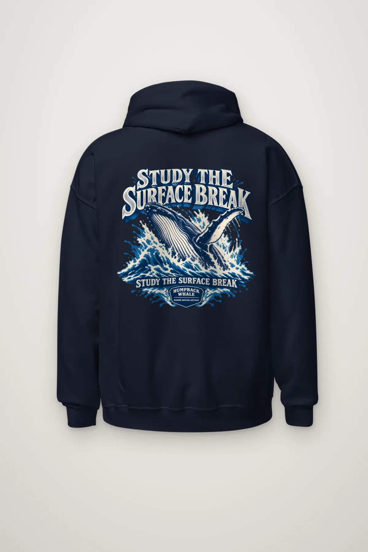 "Study the Surface Break" Heavy Blend Unisex Pullover Hoodie