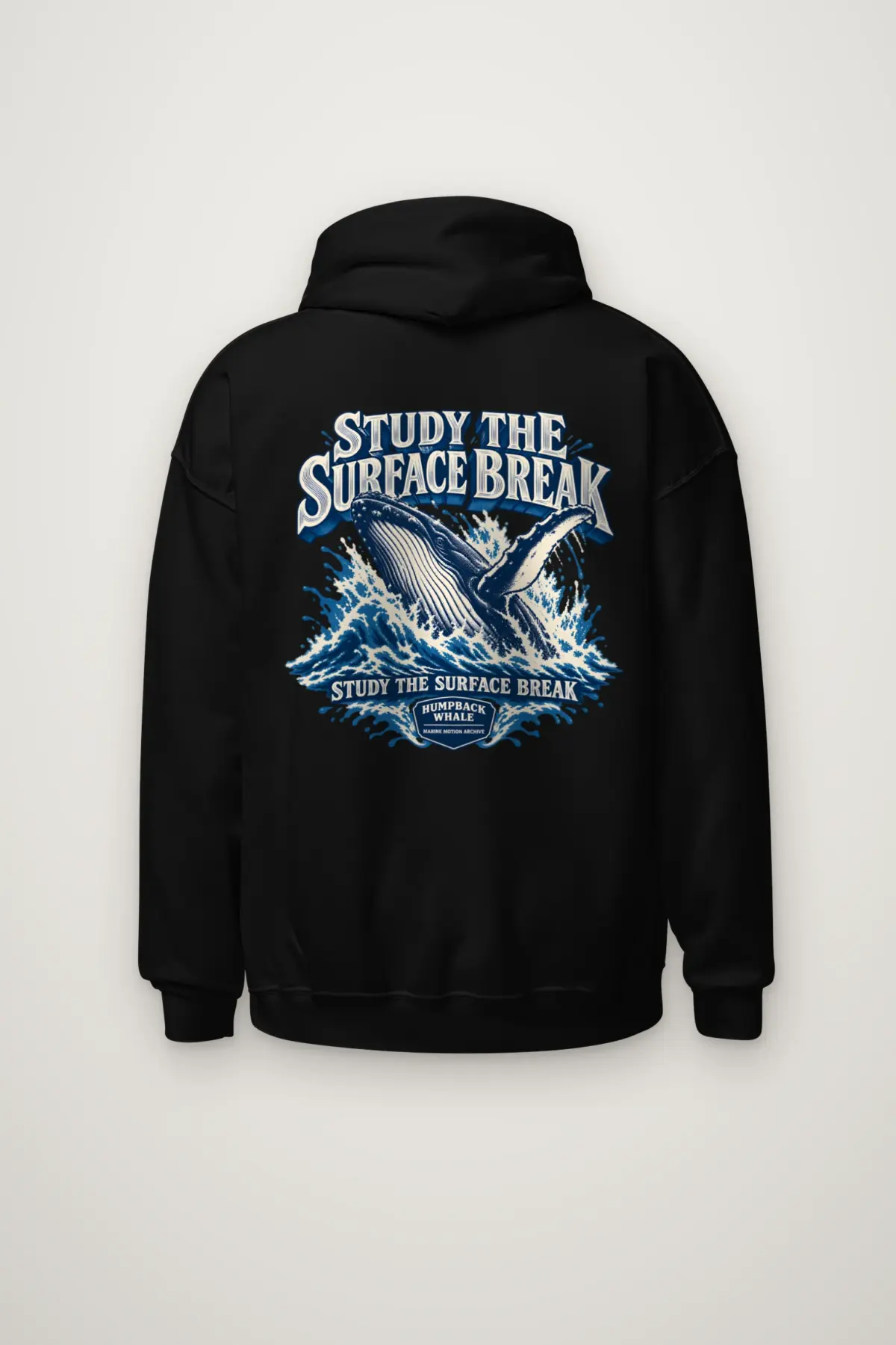 "Study the Surface Break" Heavy Blend Unisex Pullover Hoodie