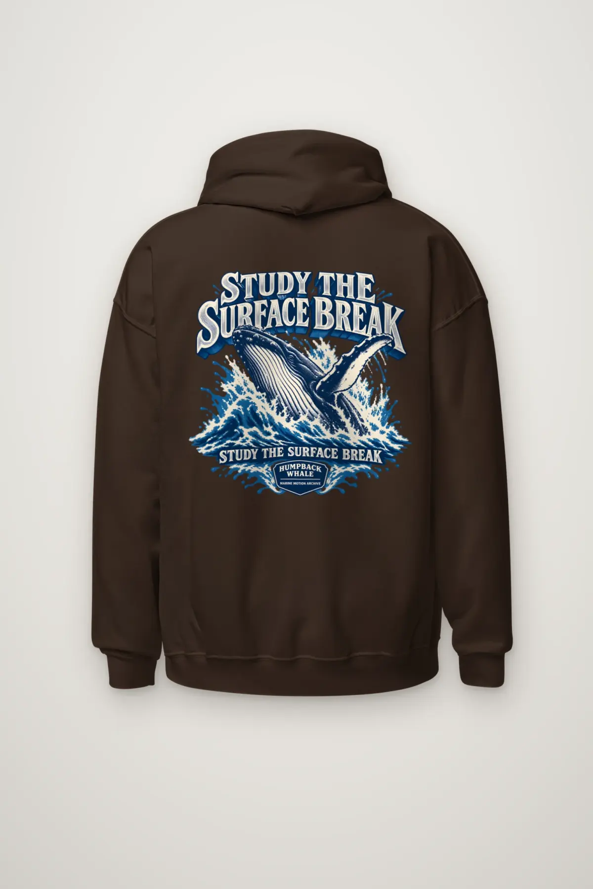 "Study the Surface Break" Heavy Blend Unisex Pullover Hoodie
