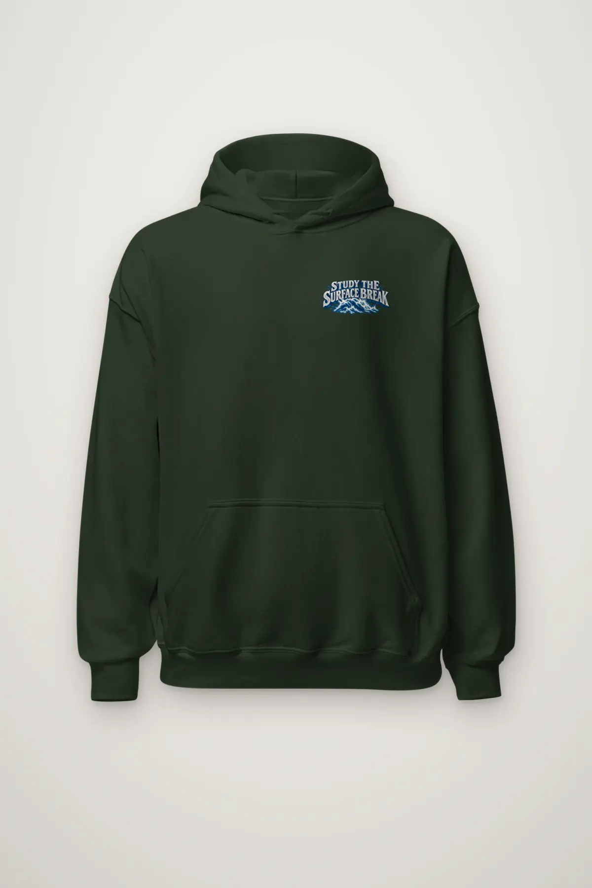 "Study the Surface Break" Heavy Blend Unisex Pullover Hoodie