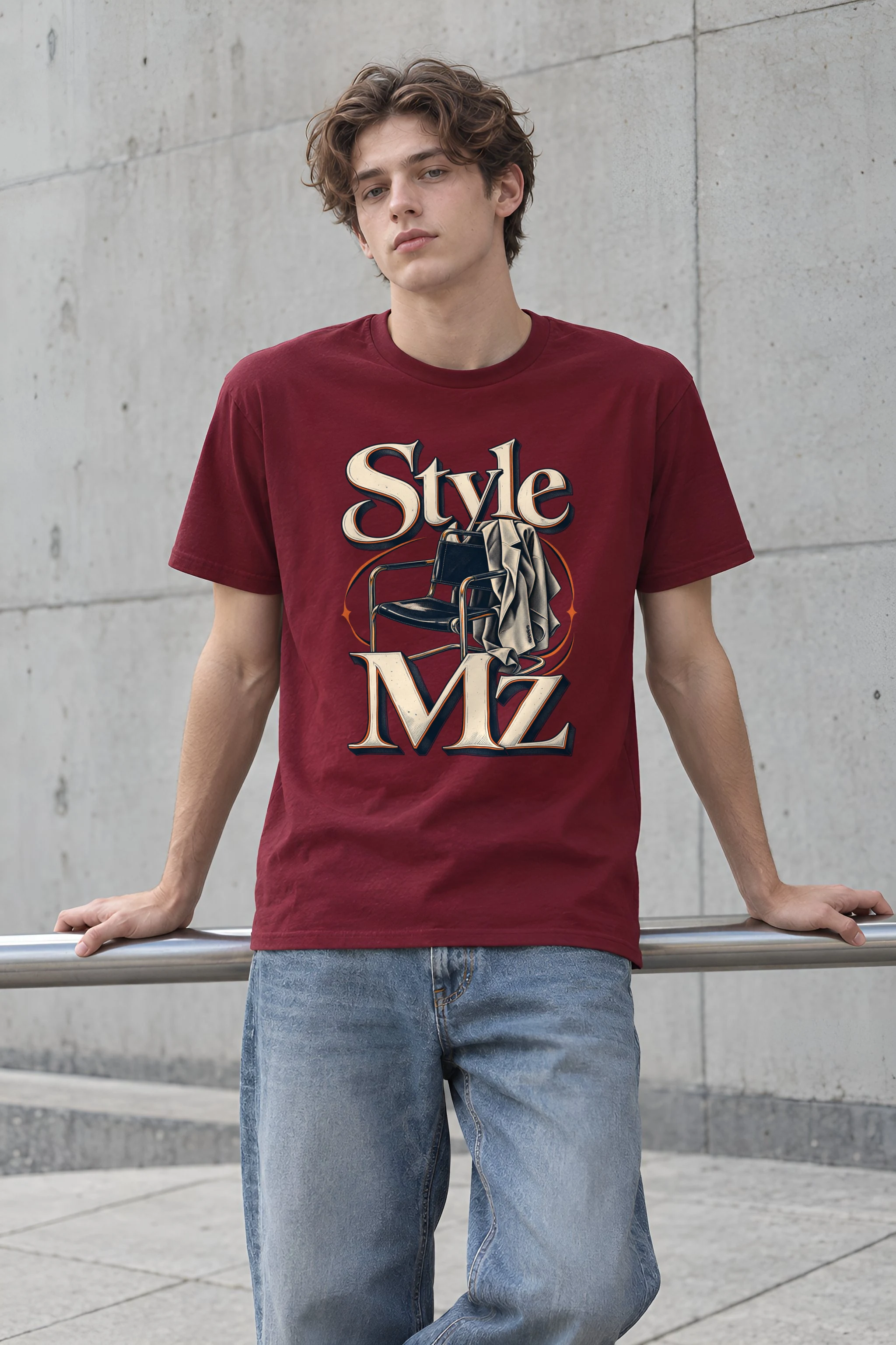 "Style Mz" Heavyweight Unisex Crewneck T-shirt