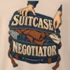 "Suitcase Negotiator" Men's Oversized Heavyweight Crewneck T-Shirt