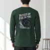 "Suited Motorcycle Rider" Unisex Longsleeve T-shirt