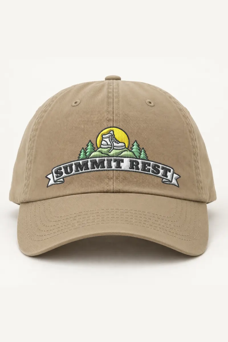 "Summit Rest" Classic Dad Hat · Embroidered