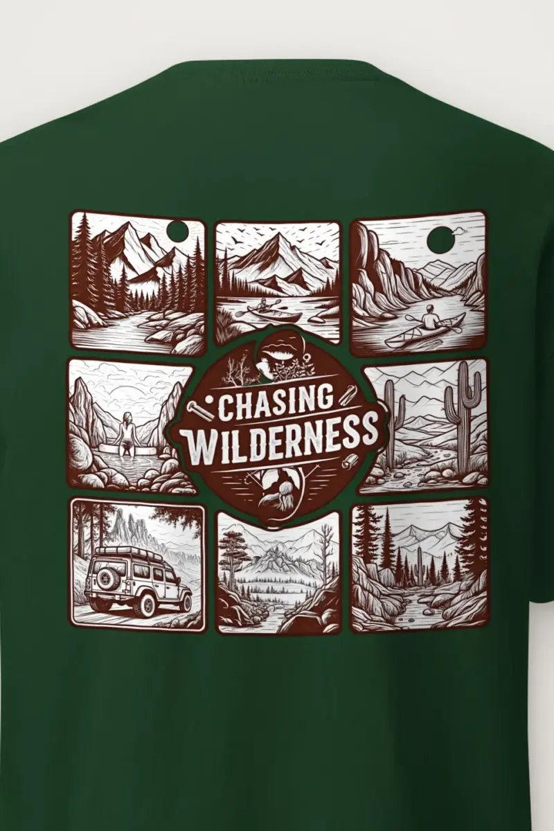 "Summit Trail Emblem" Heavyweight Unisex Crewneck T-shirt