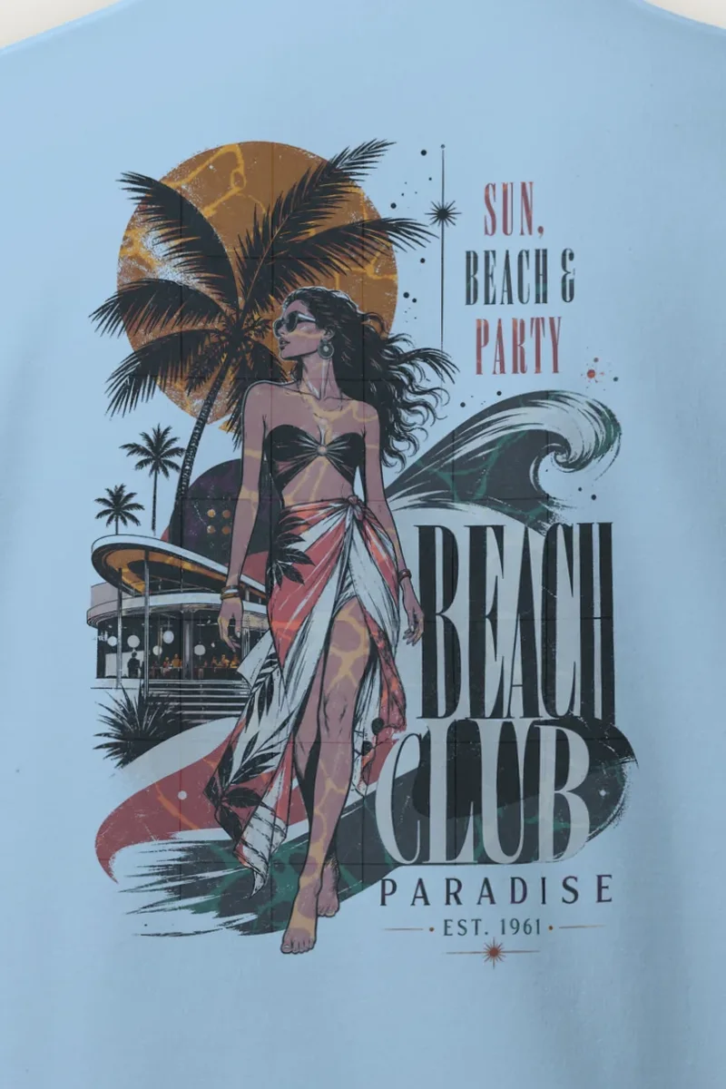 "Sun Beach Party" Heavy Blend Unisex Crewneck Sweatshirt
