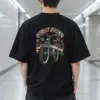 "SUNDAY SPOKES THE CITY AT PEDAL SPEED" Men's Oversized Heavyweight Crewneck T-Shirt