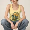 "Sunlight Citrus Branch" Unisex Jersey Tank