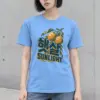 "Sunlight Citrus" Heavyweight Unisex Crewneck T-shirt